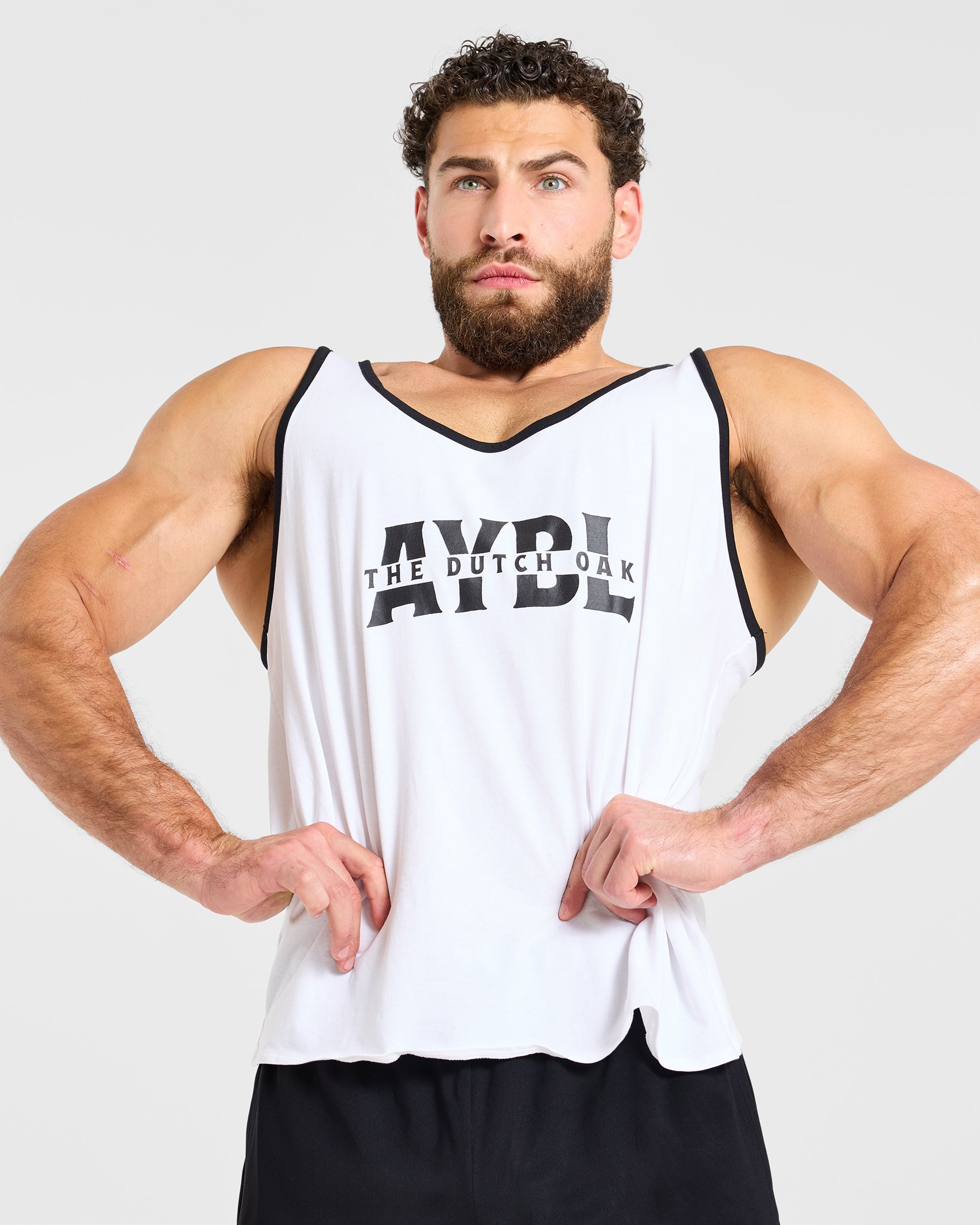 Wesley Vissers x Contrast Tank - Wit