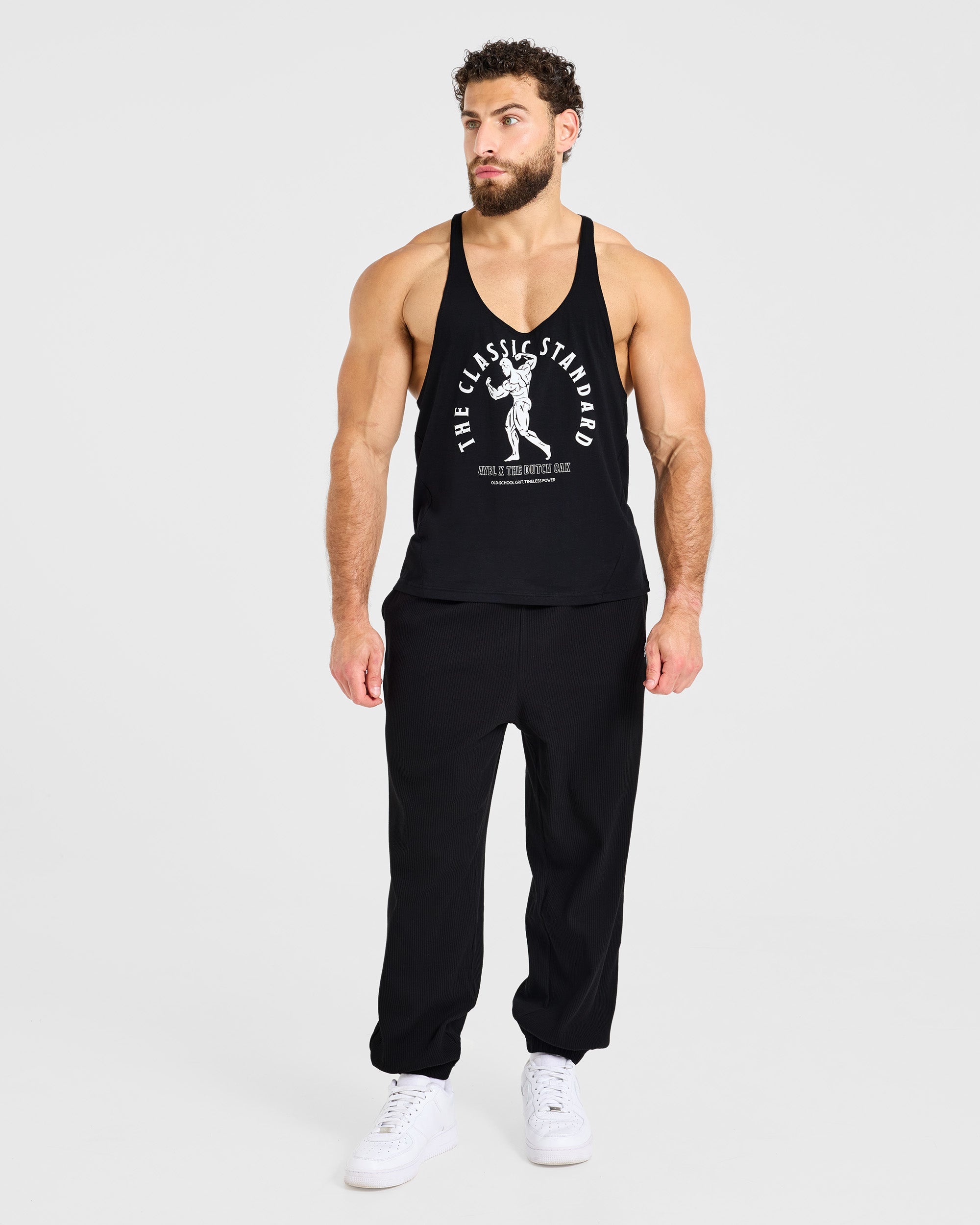Wesley Vissers x Minimal Stringer - Zwart