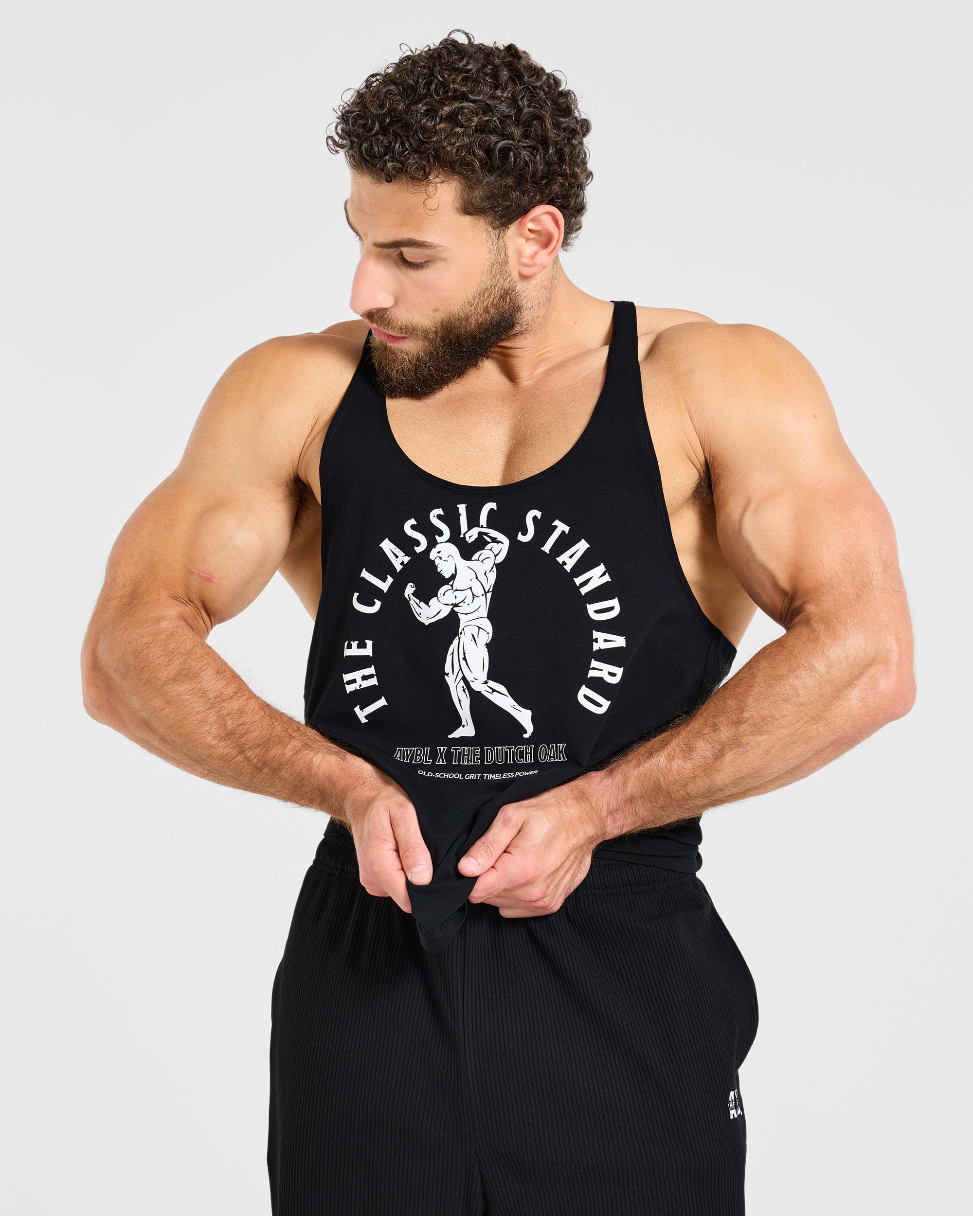 Wesley Vissers x Minimal Stringer - Zwart