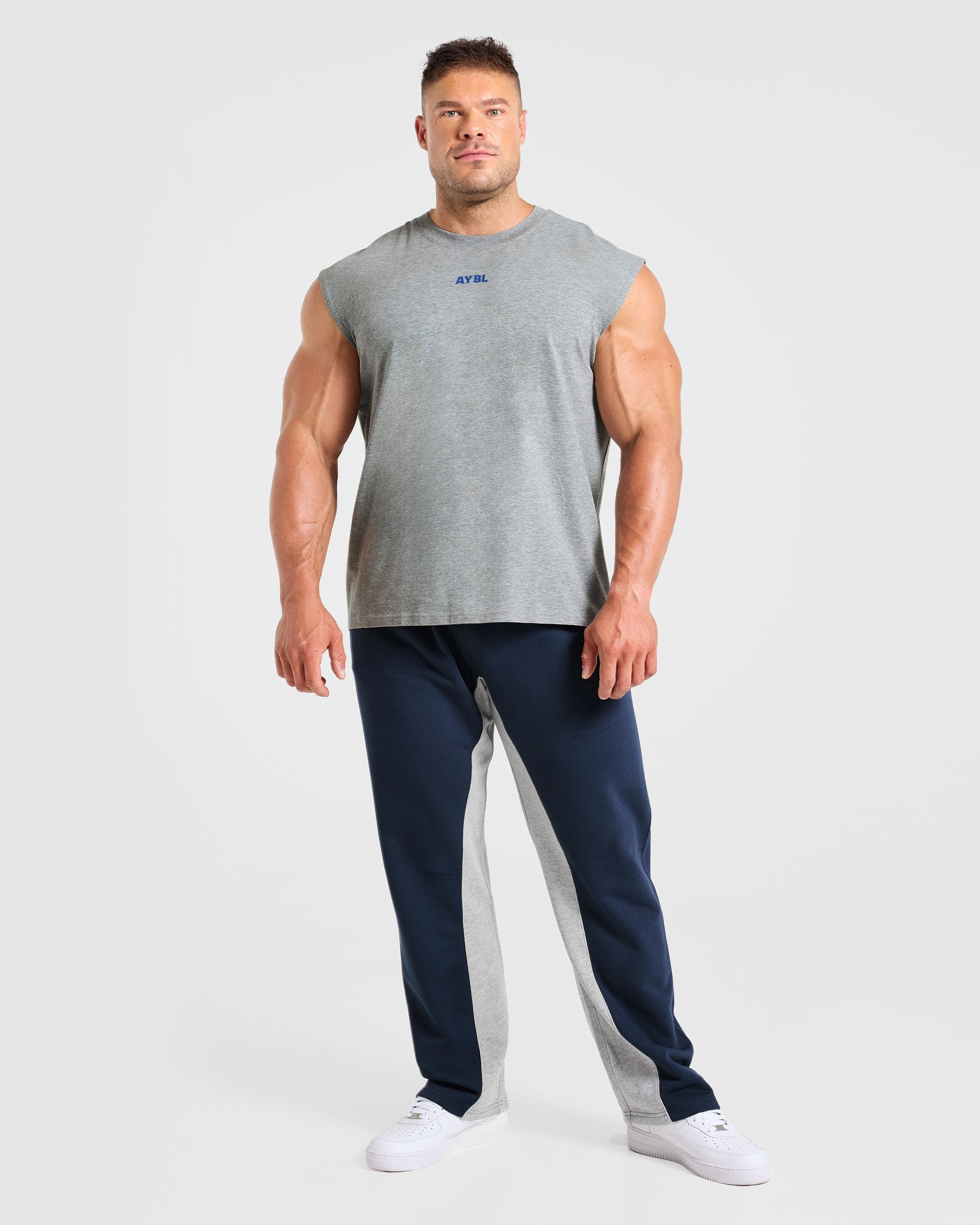 Wesley Vissers x AYBL Dutch Oak Oversized Tank - Mid Marl Grijs