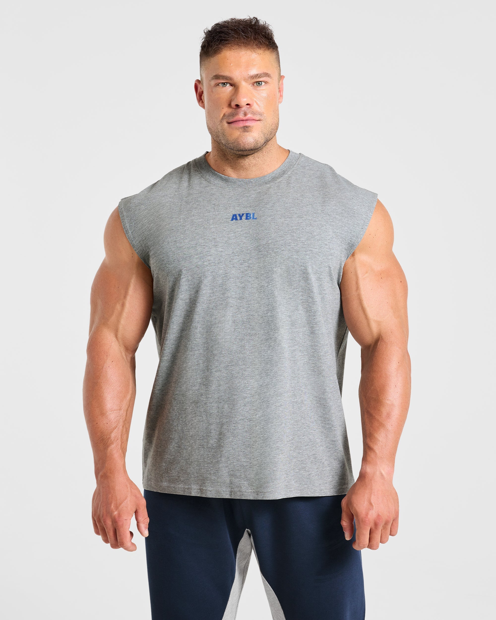Wesley Vissers x AYBL Dutch Oak Oversized Tank - Mid Marl Grijs