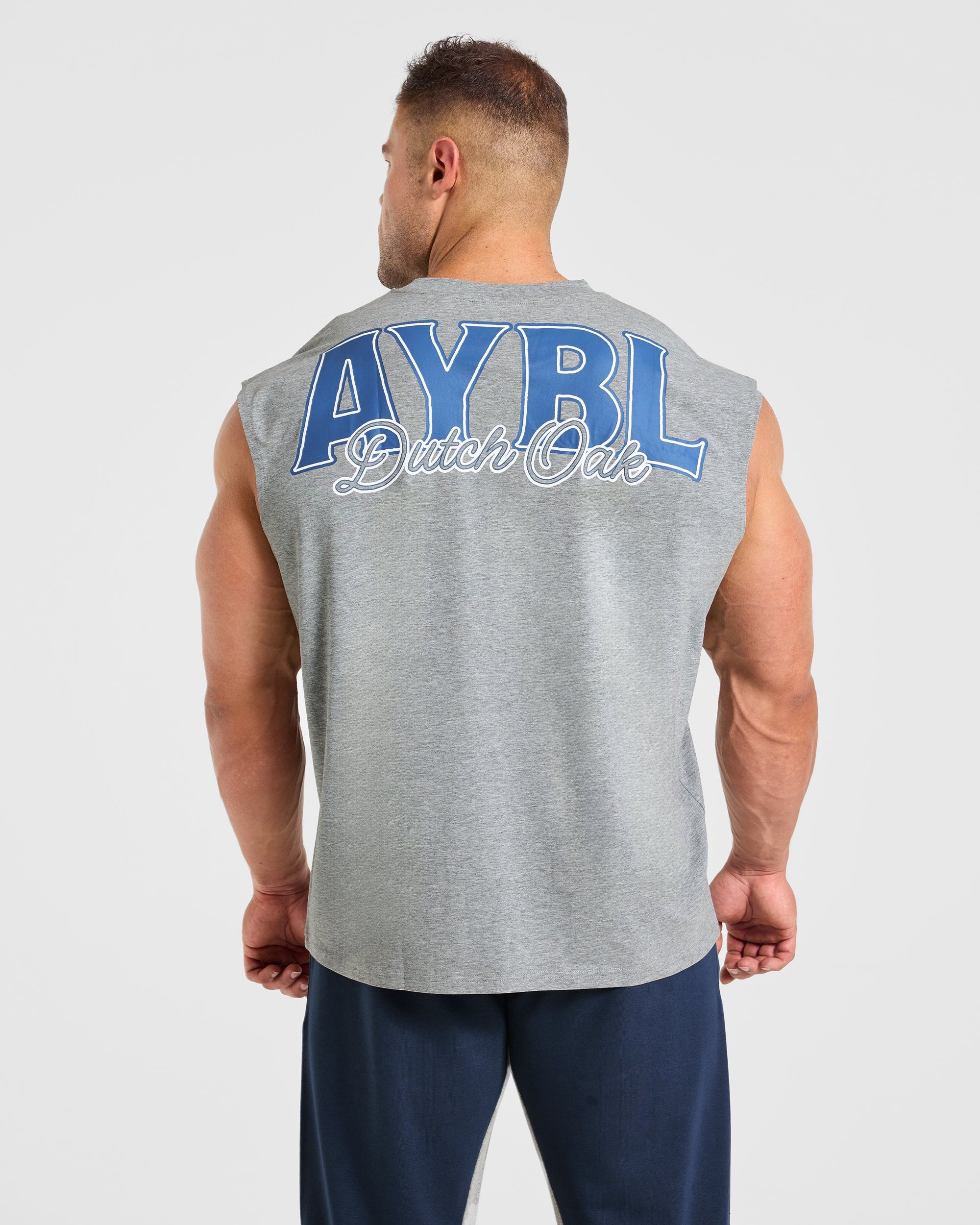 Wesley Vissers x AYBL Dutch Oak Oversized Tank - Mid Marl Grijs