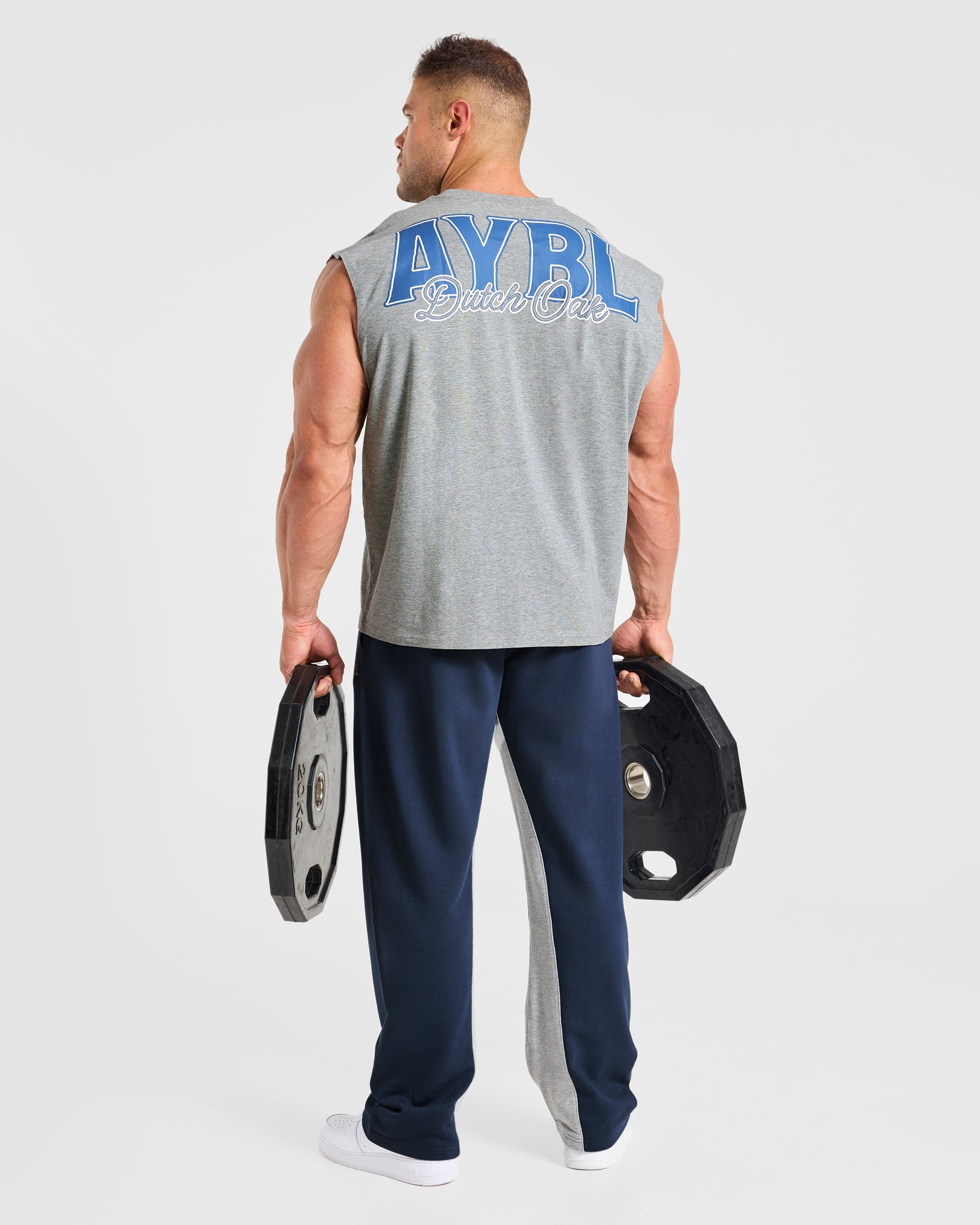 Wesley Vissers x AYBL Dutch Oak Oversized Tank - Mid Marl Grijs