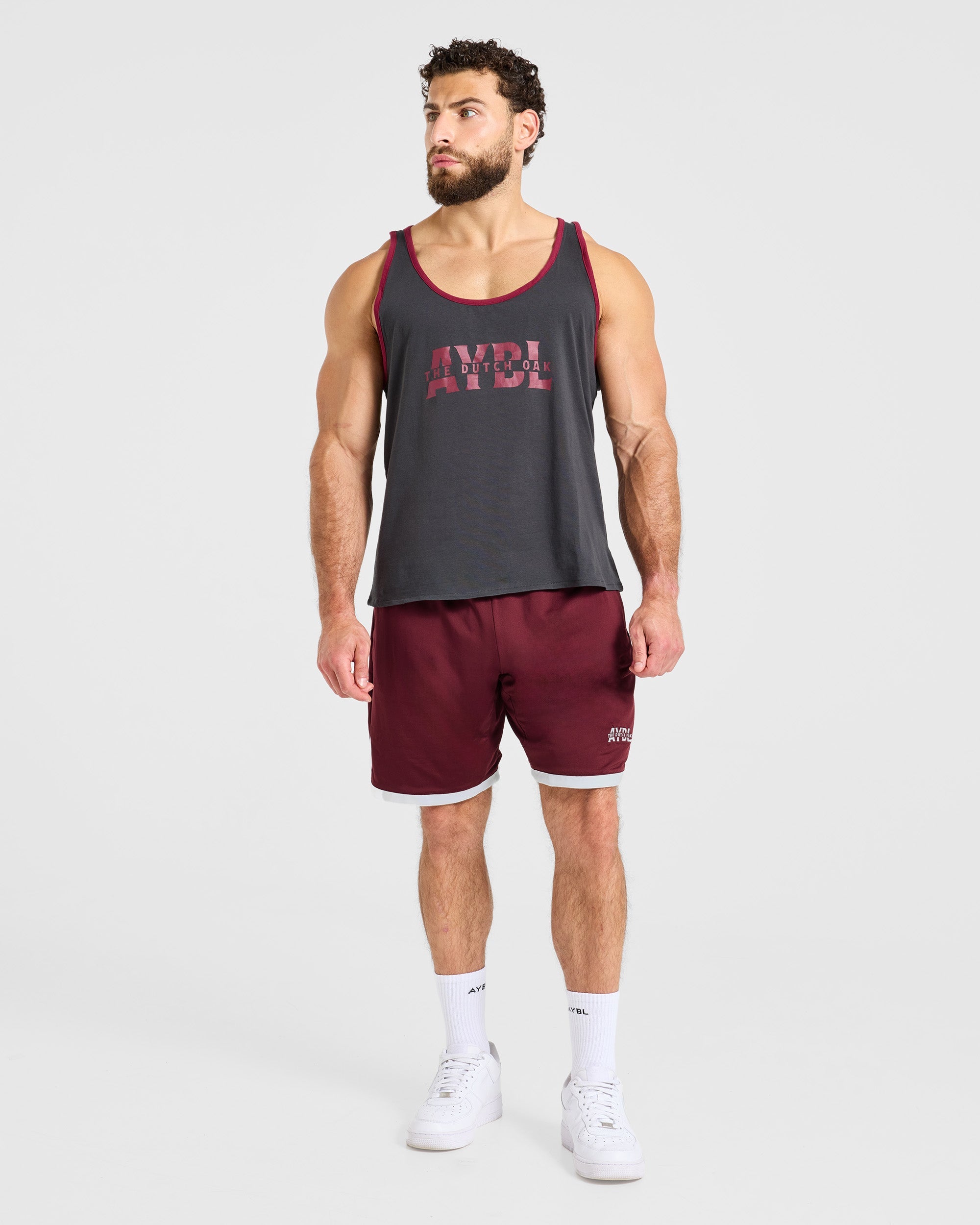 Wesley Vissers x Old School Contrast Shorts - Port Rood