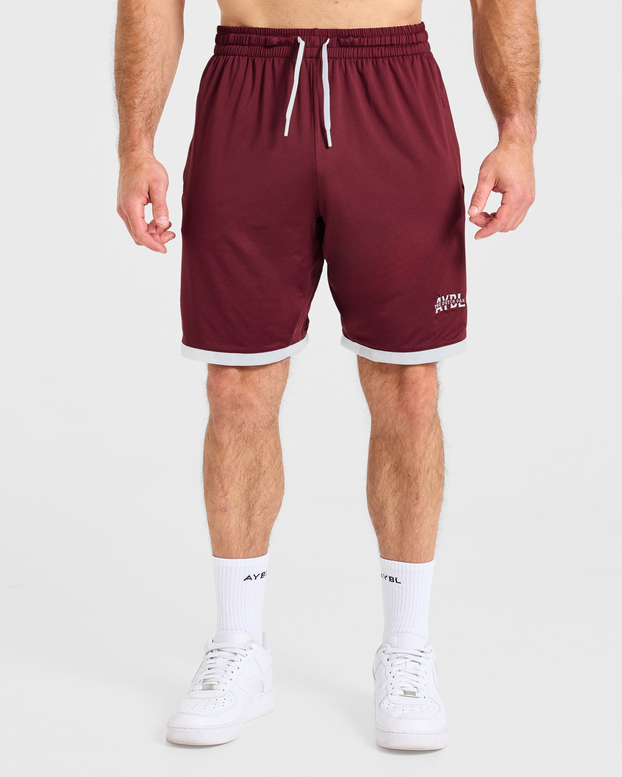 Wesley Vissers x Old School Contrast Shorts - Port Rood