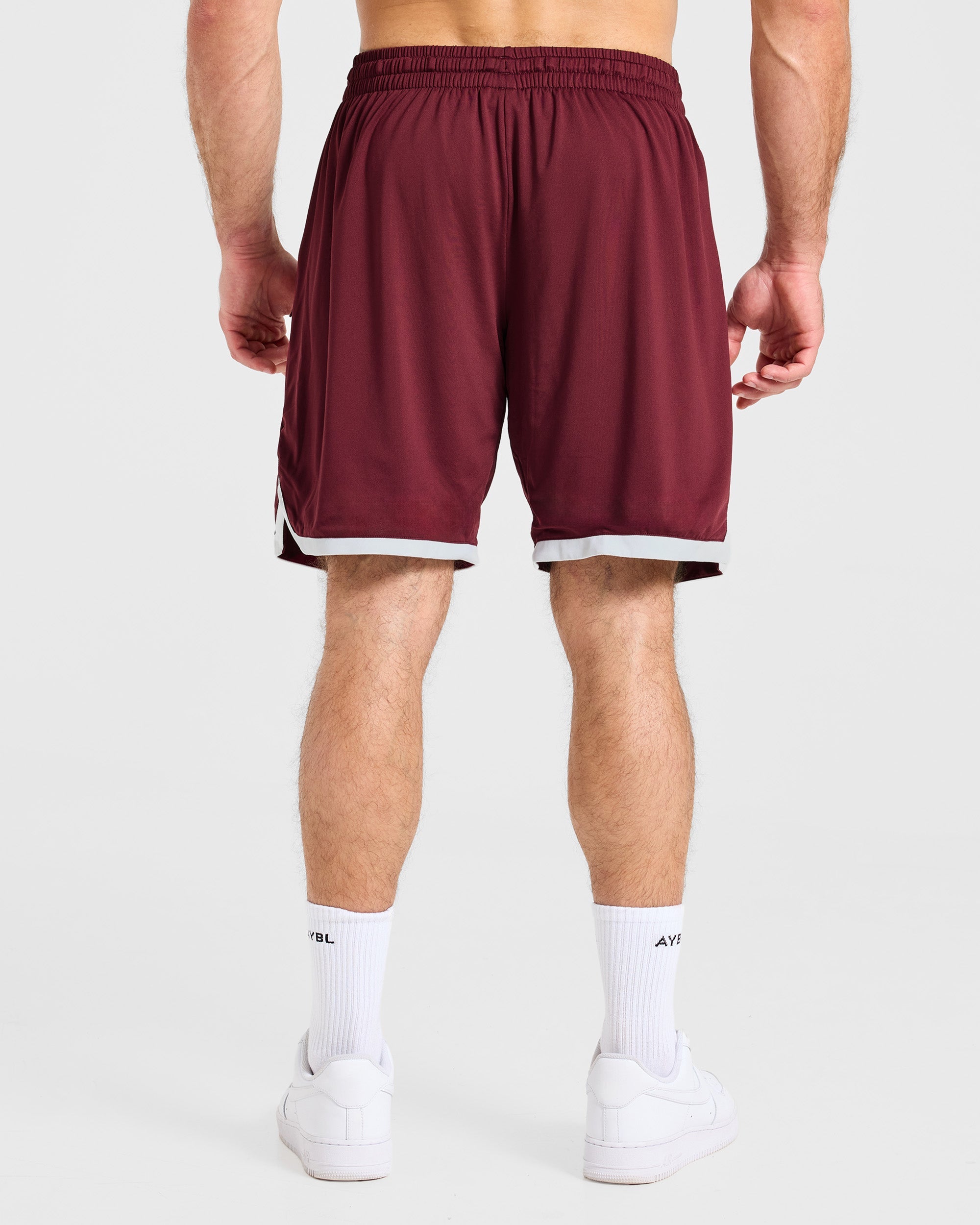 Wesley Vissers x Old School Contrast Shorts - Port Rood