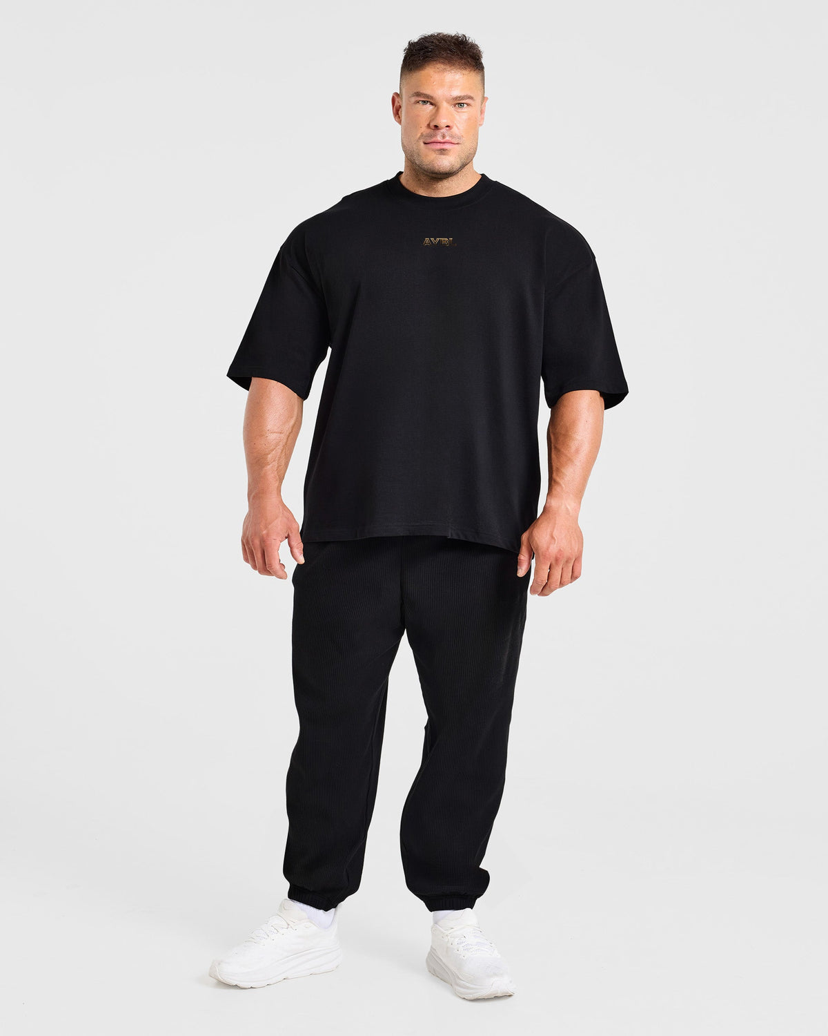 Wesley Vissers x Golden Pursuit Oversized T Shirt - Zwart