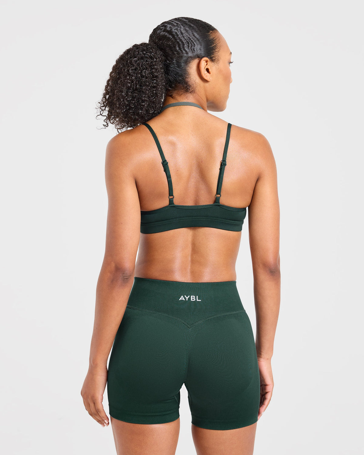 Essential Double Layer Sports Bra - Dark Groen
