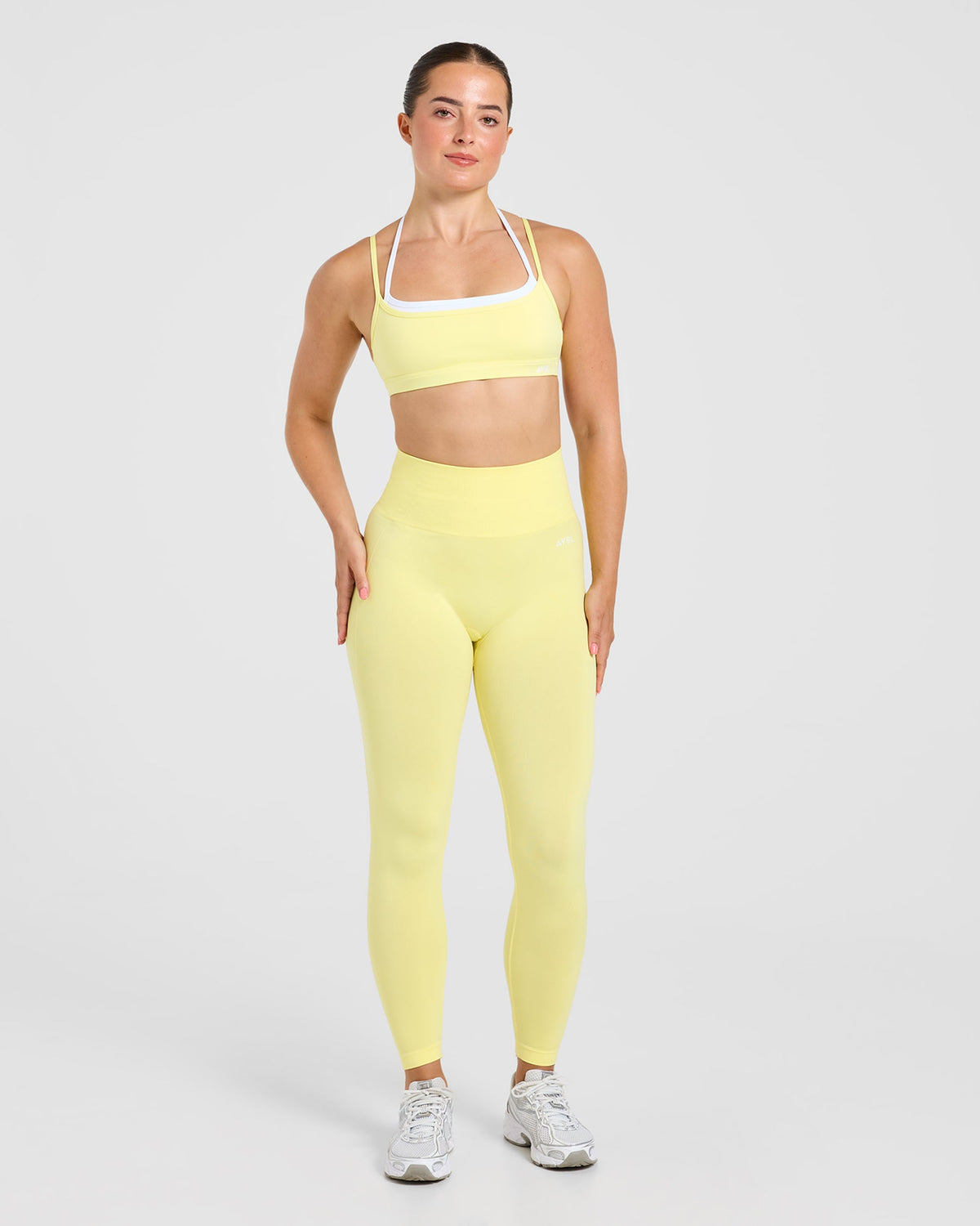 Essential Double Layer Sports Bra - Geel