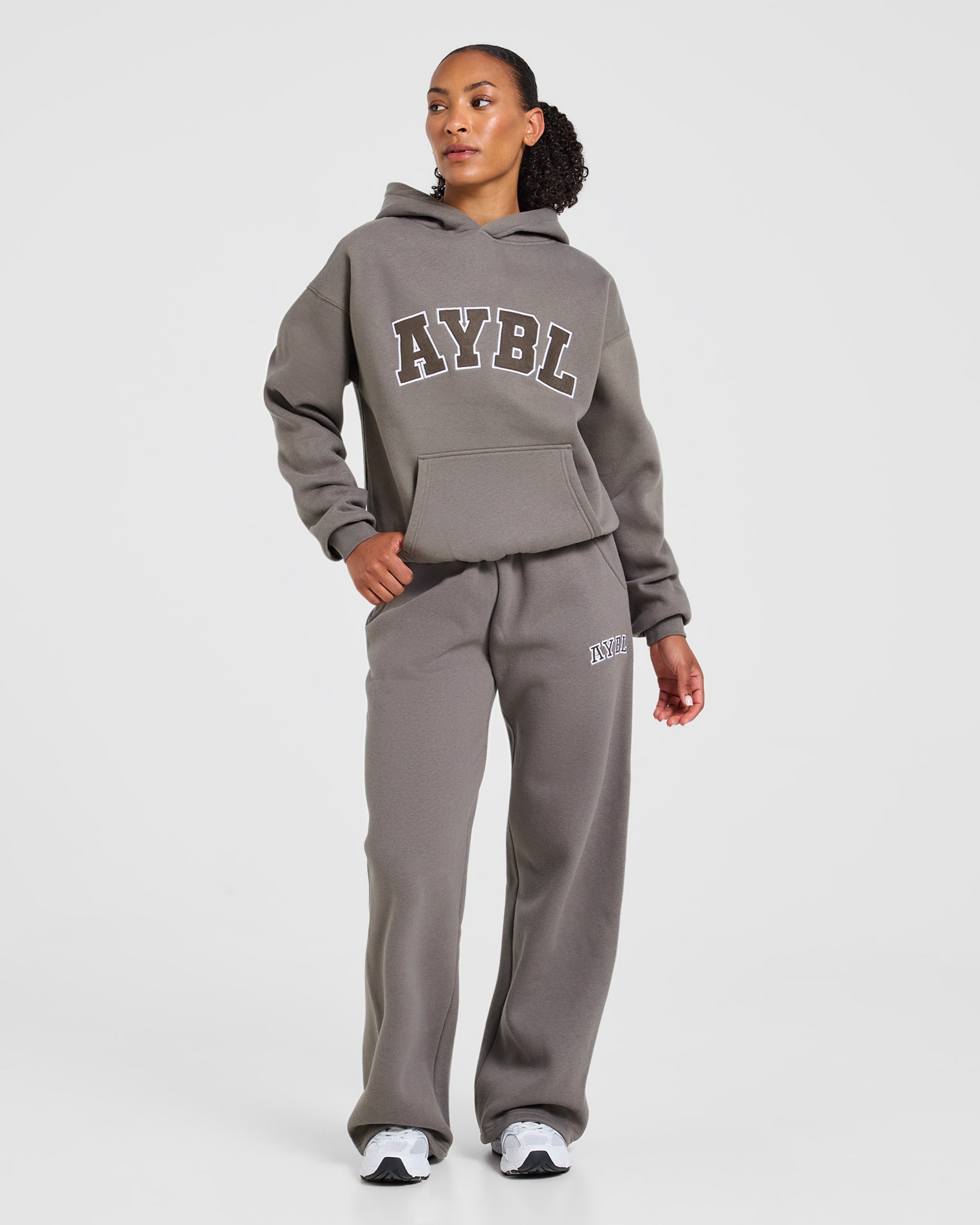 Varsity 2.0 Oversized Hoodie - Slate Bruin