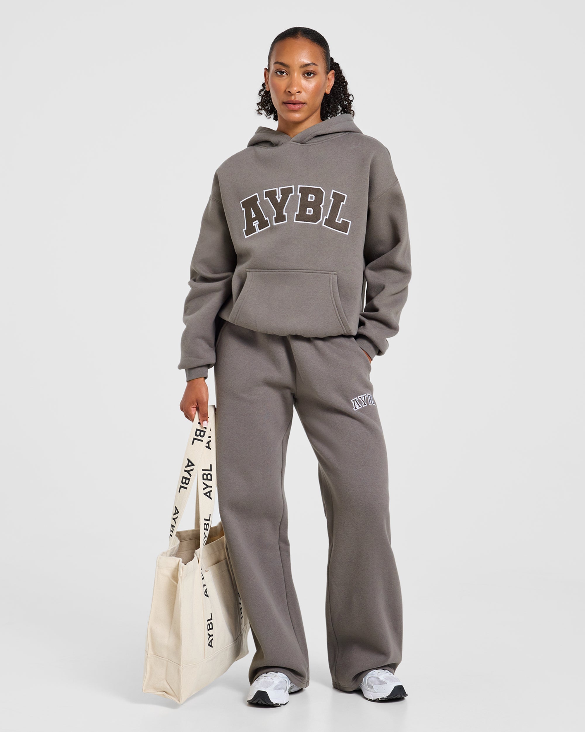 Varsity 2.0 Oversized Hoodie - Slate Bruin