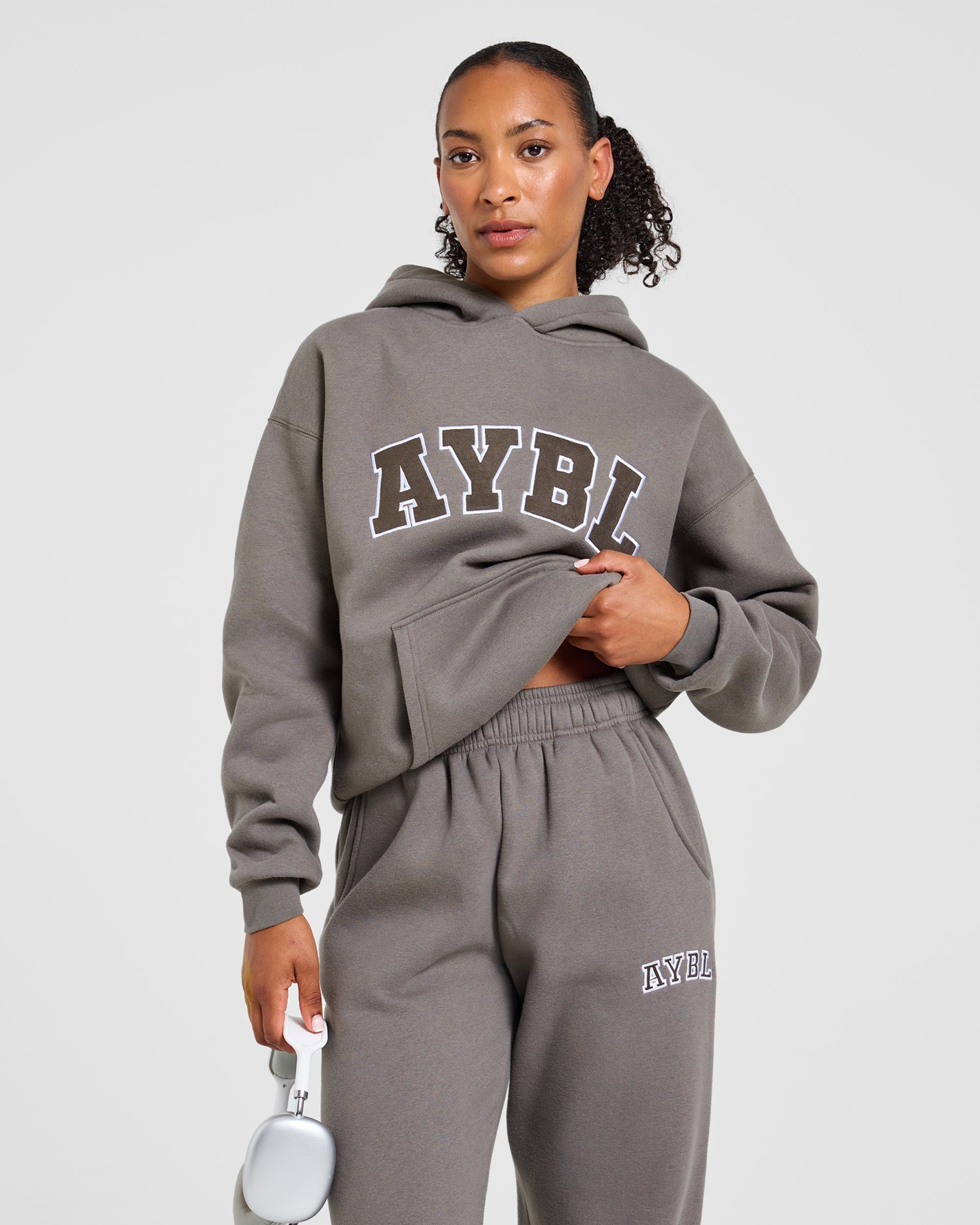 Varsity 2.0 Oversized Hoodie - Slate Bruin