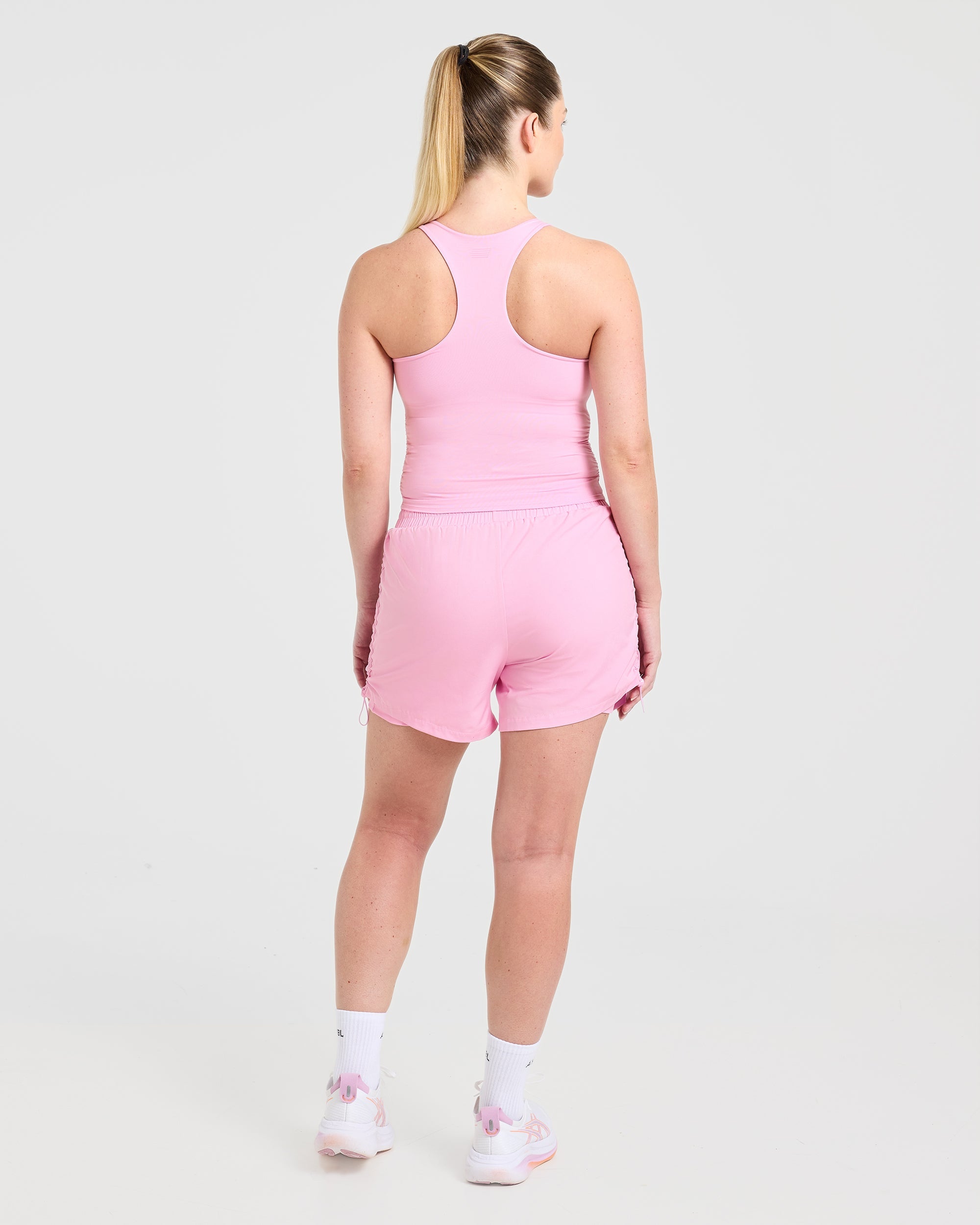 Run Ruched Tank - Spring Roze