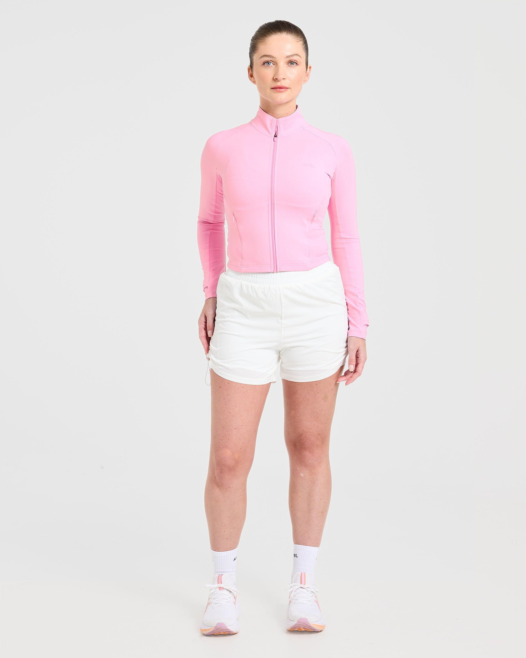 Run Zip Jacket - Spring Roze