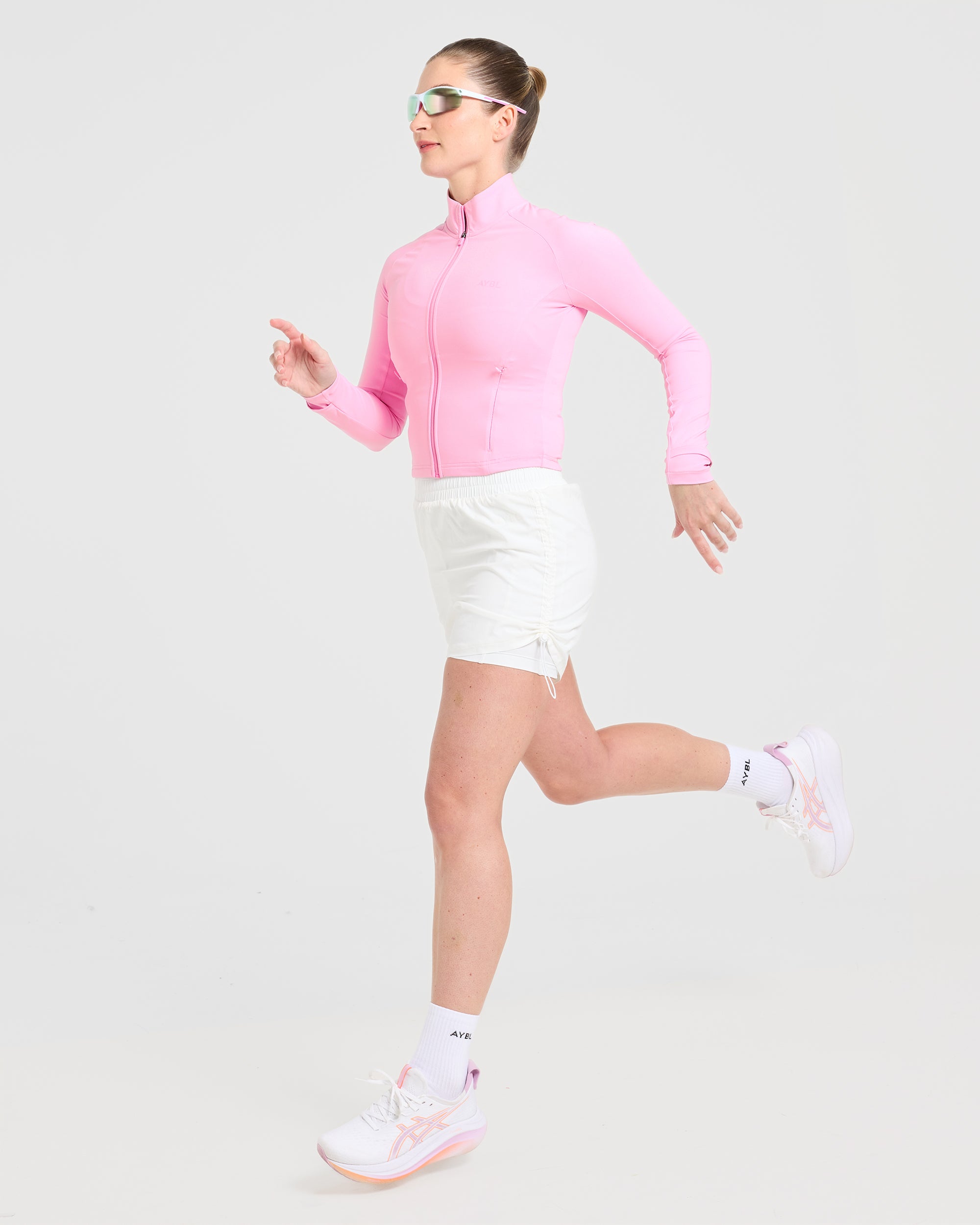 Run Zip Jacket - Spring Roze