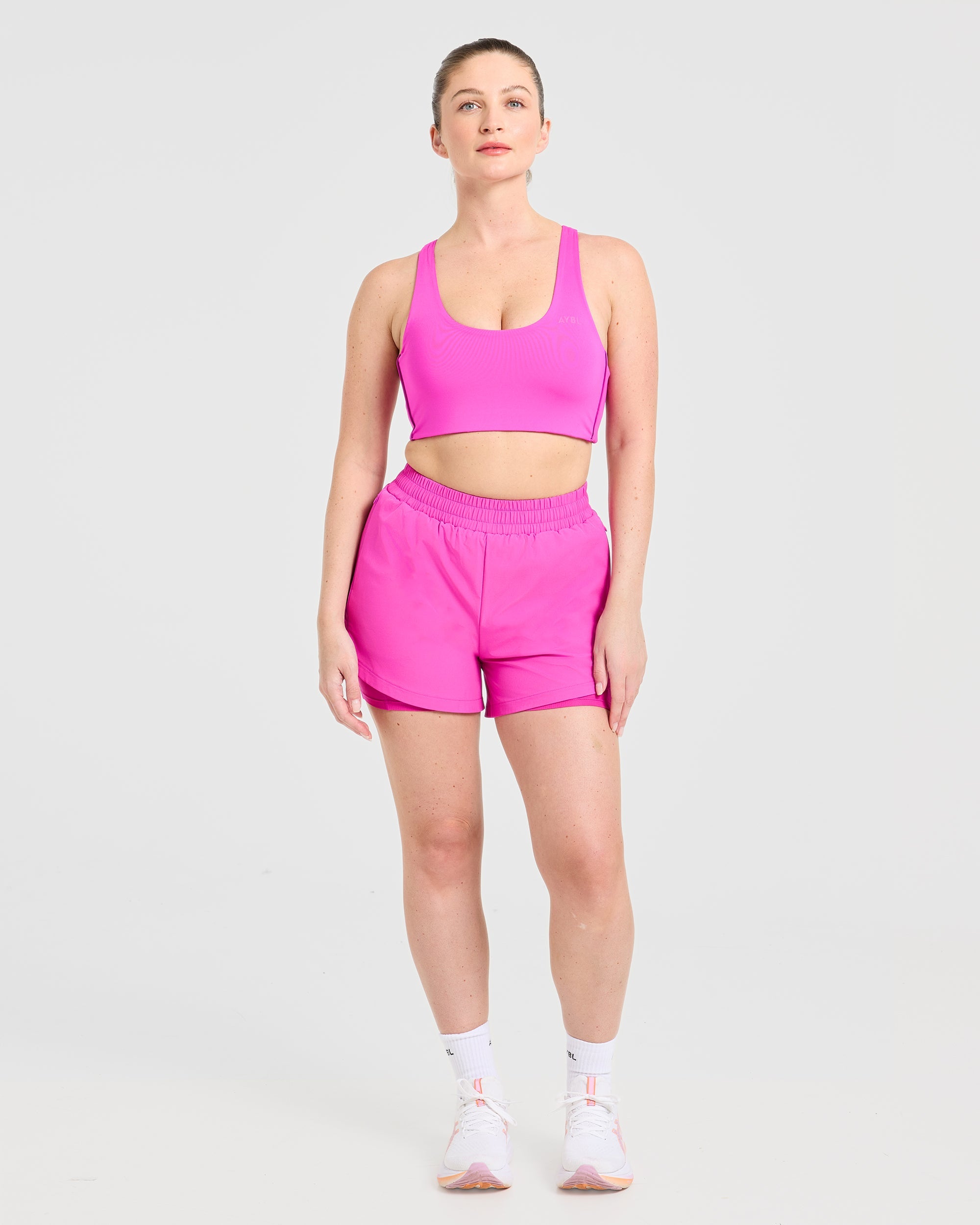 Run 2 in 1 Shorts - Vibrant Magenta
