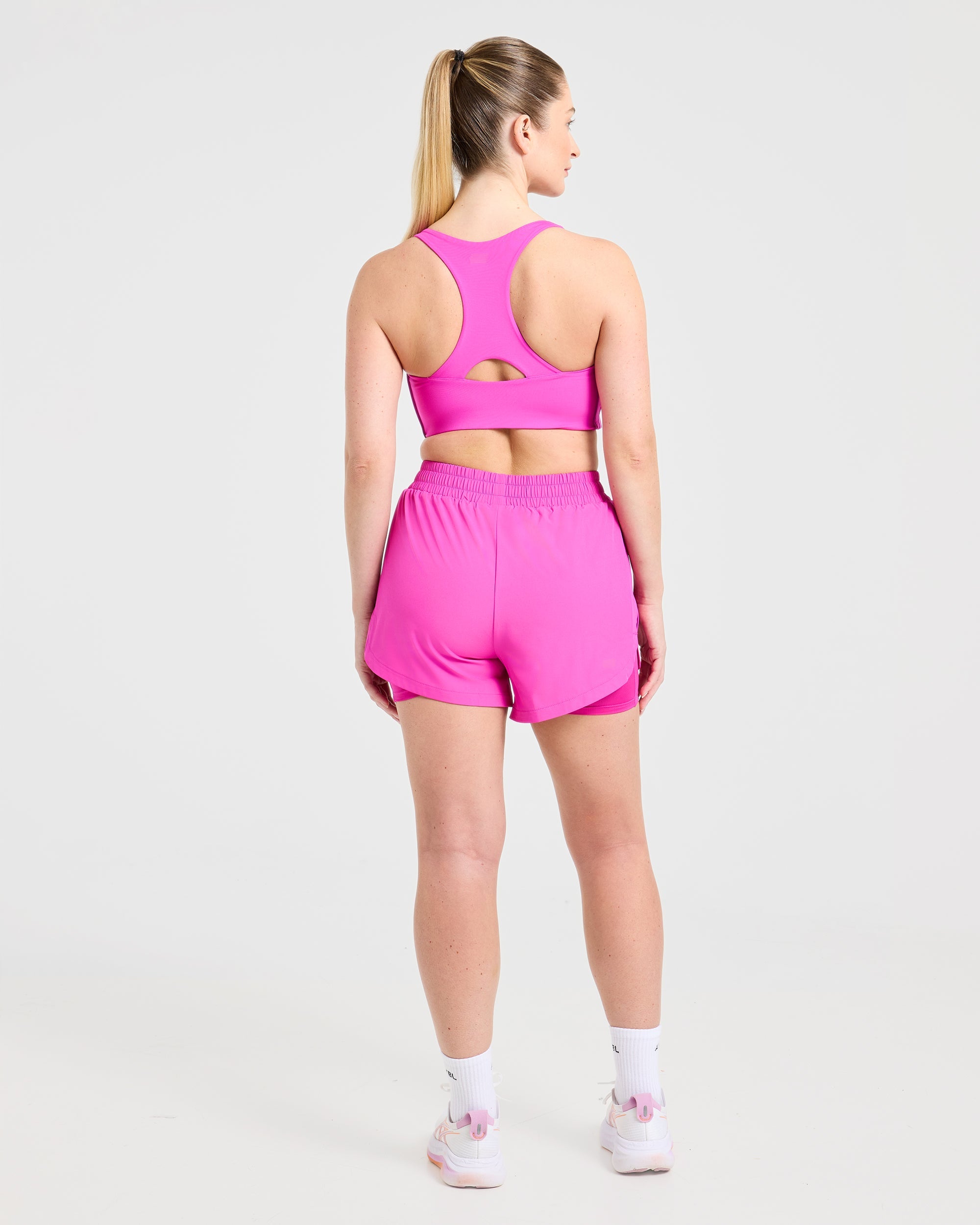 Run 2 in 1 Shorts - Vibrant Magenta