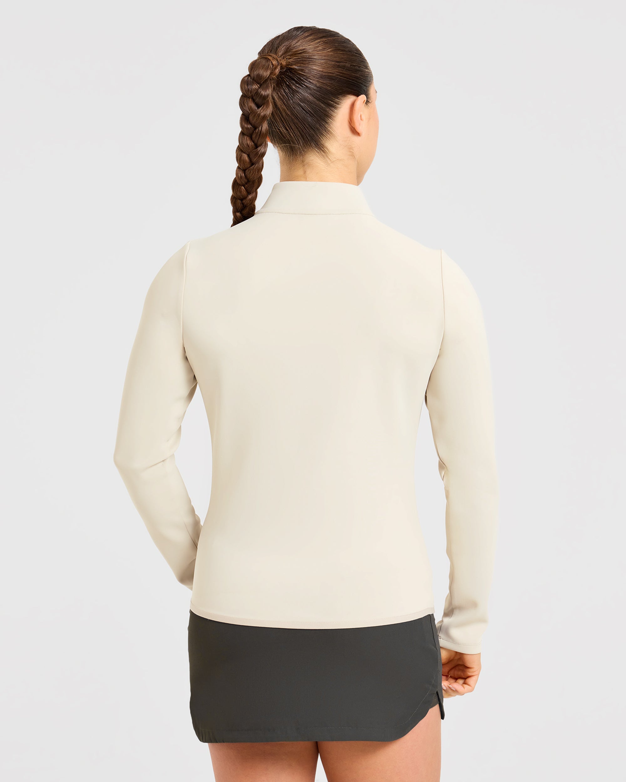 Classic 1/4 Zip Pullover - Sand