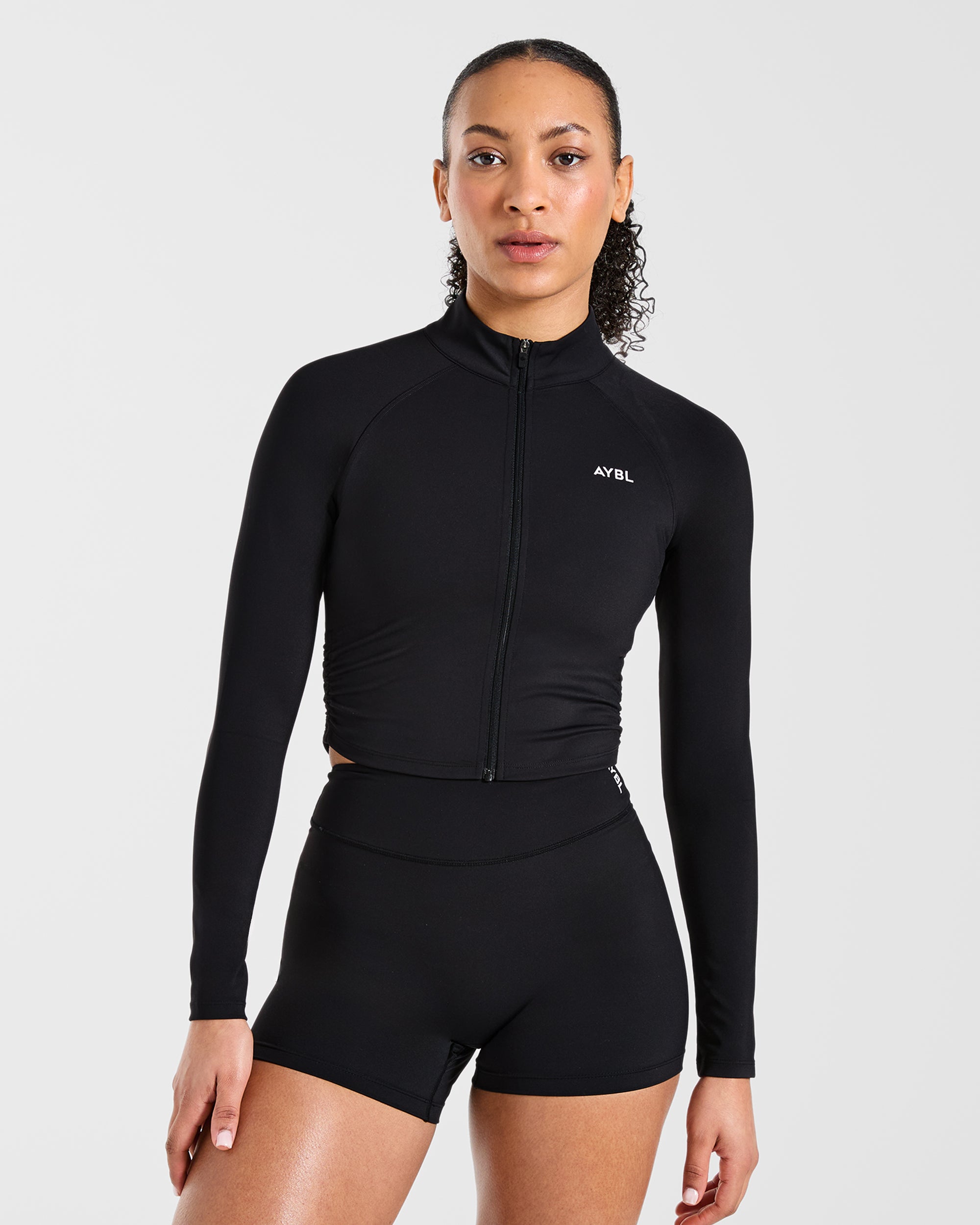 Physique Zip Up Jacket - Zwart