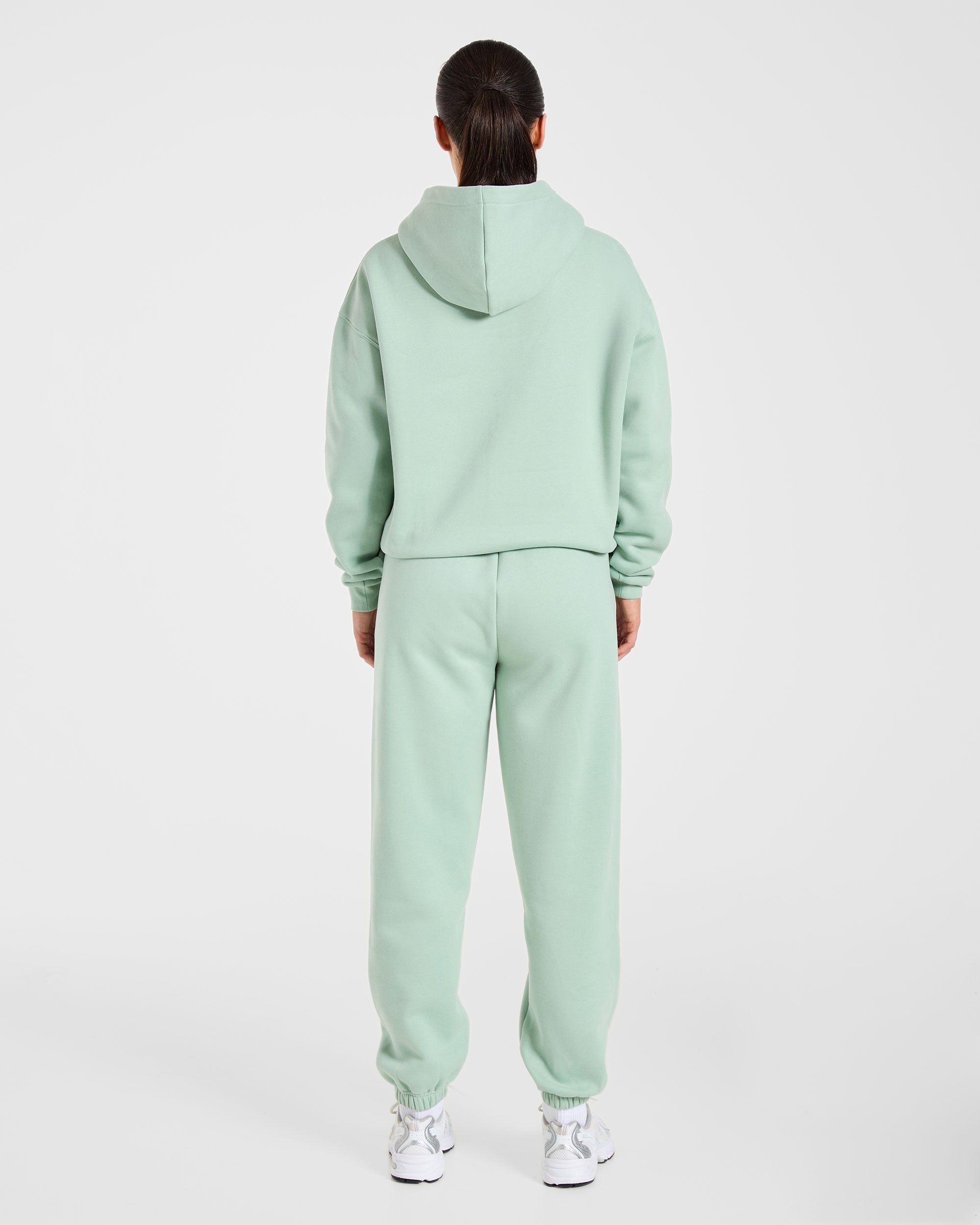 Varsity 2.0 Oversized Hoodie - Sage Groen