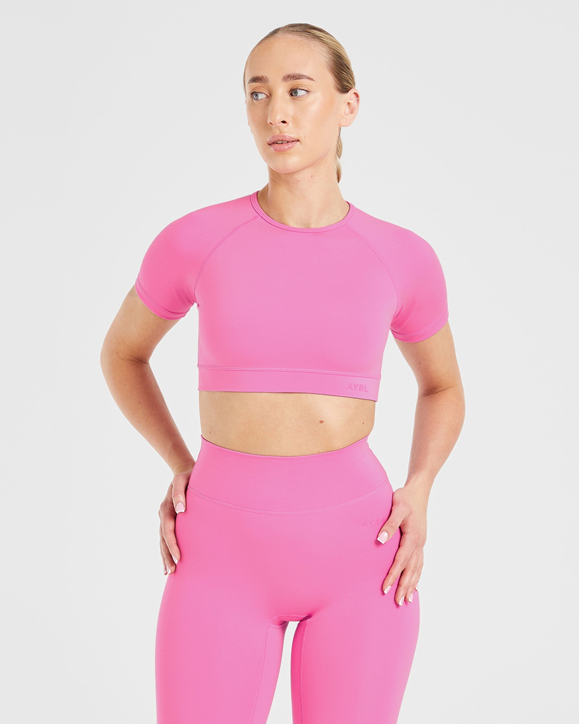 Staple Crop Top - Summer Roze