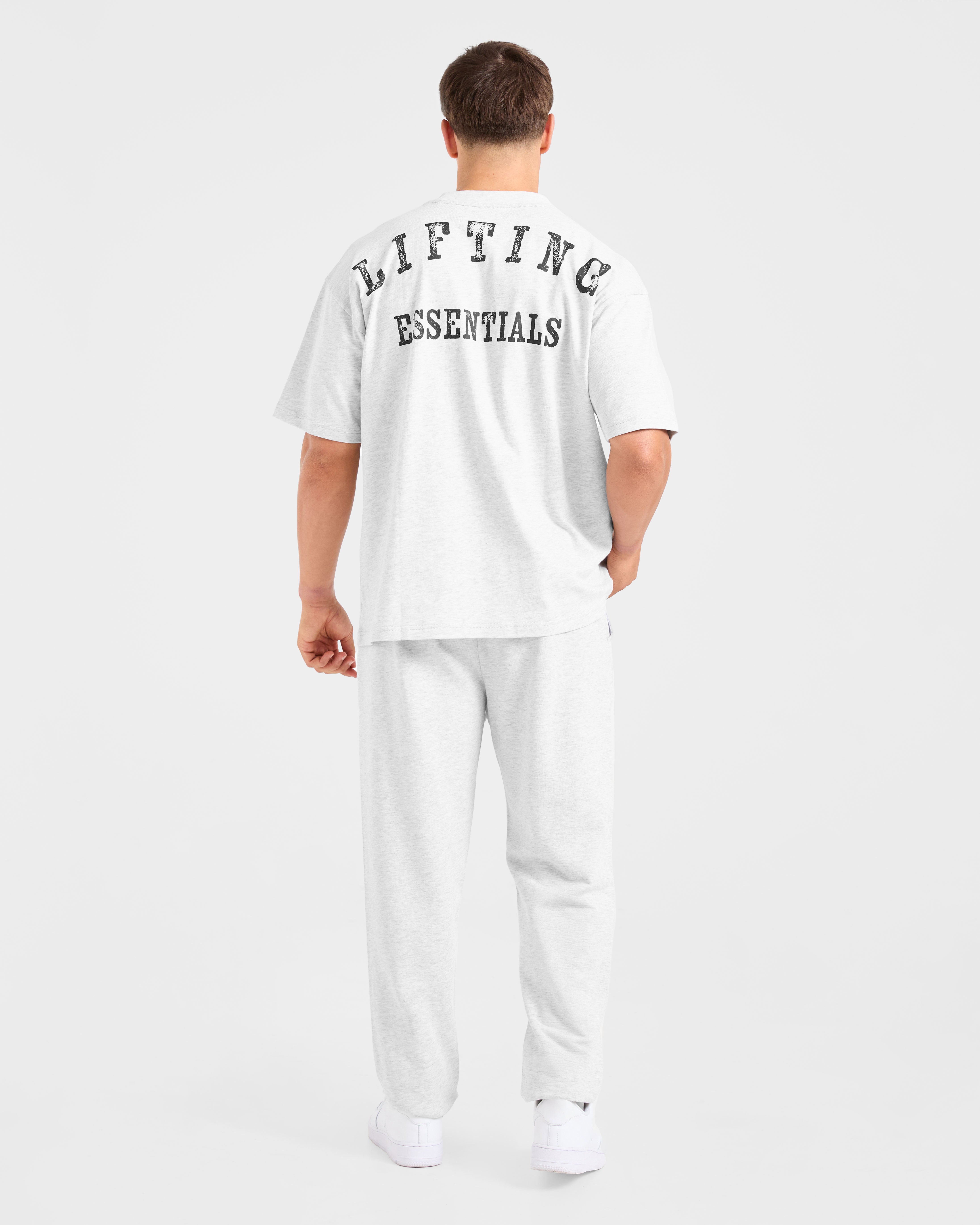 Lifting Essentials Oversized T Shirt - Grijs Marl
