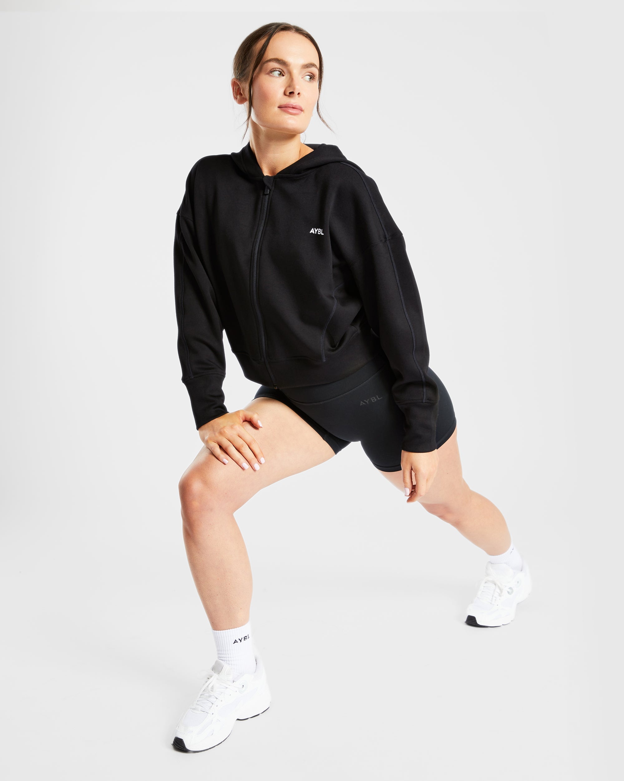 Zip Up Jacket - Zwart