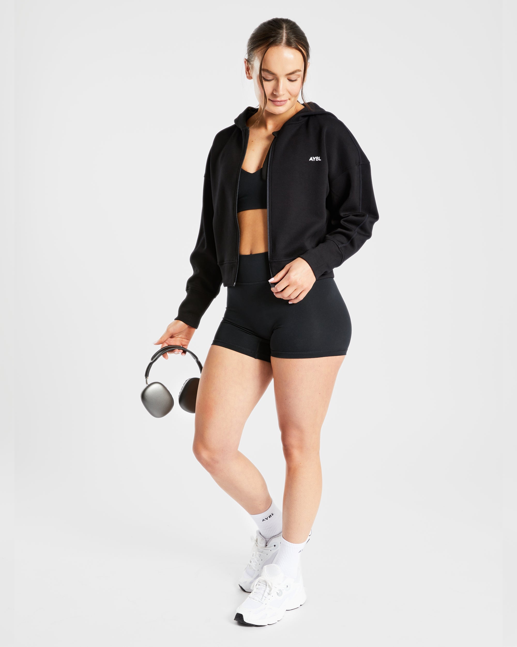 Zip Up Jacket - Zwart