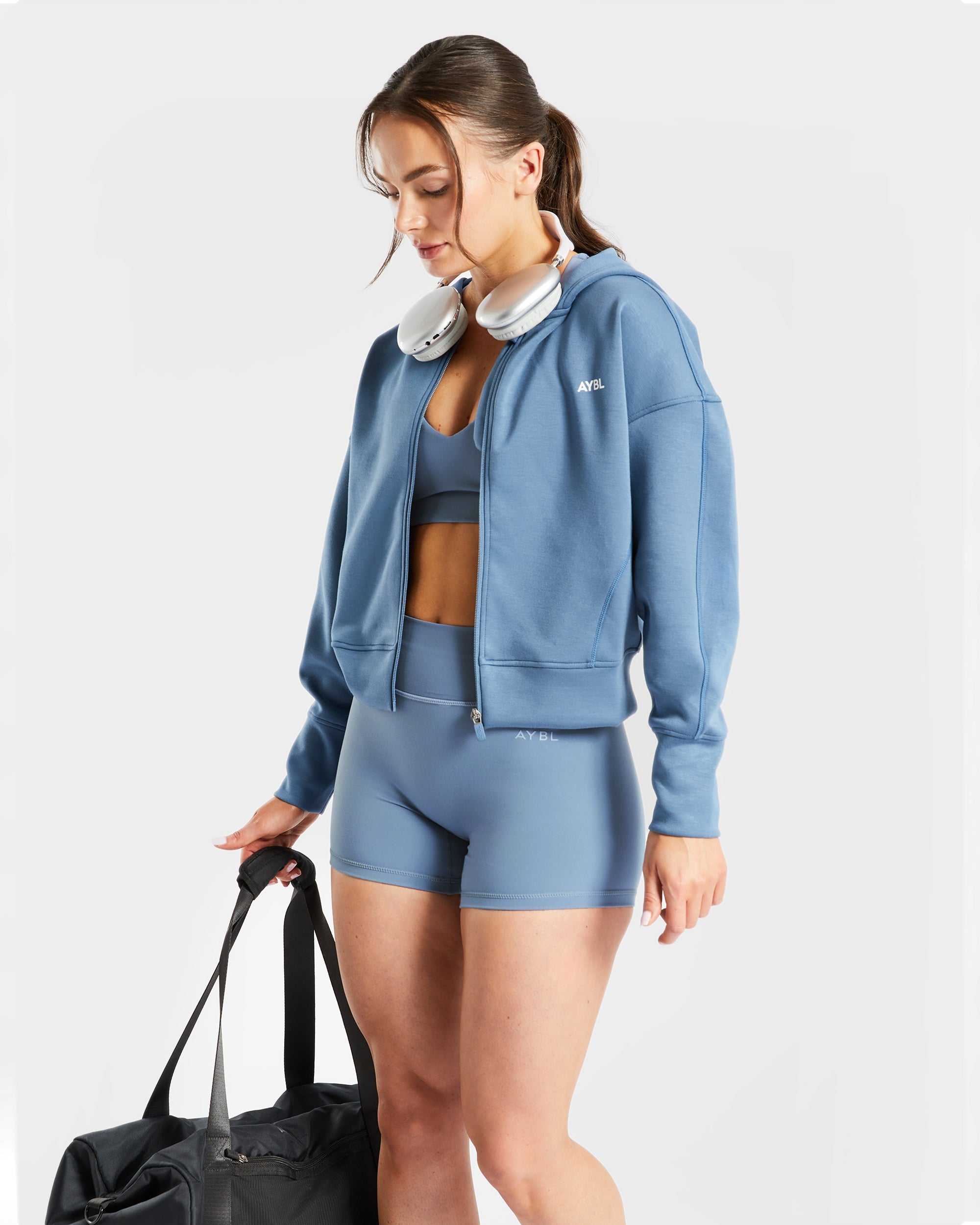 Zip Up Jacket - Blauw