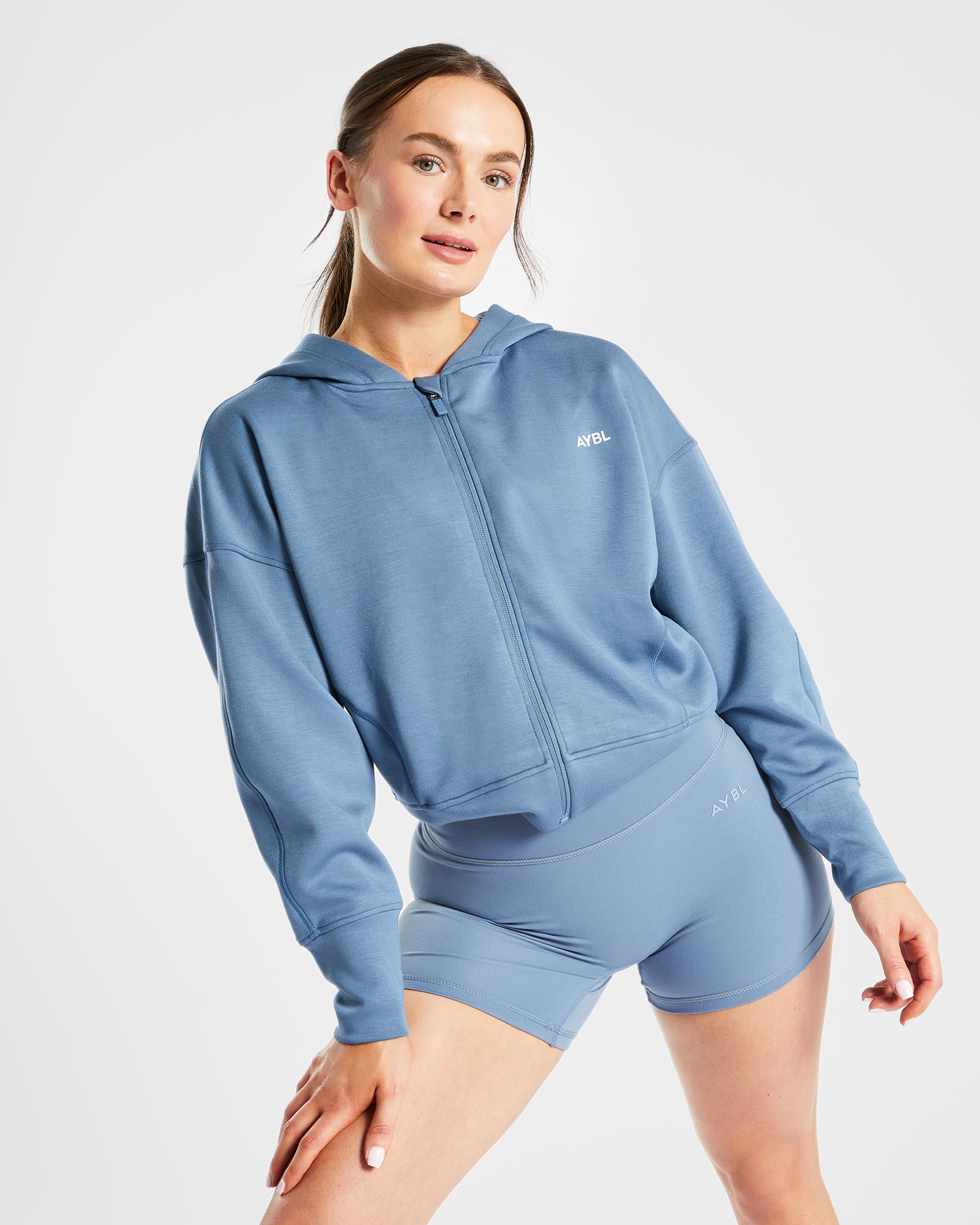 Zip Up Jacket - Blauw