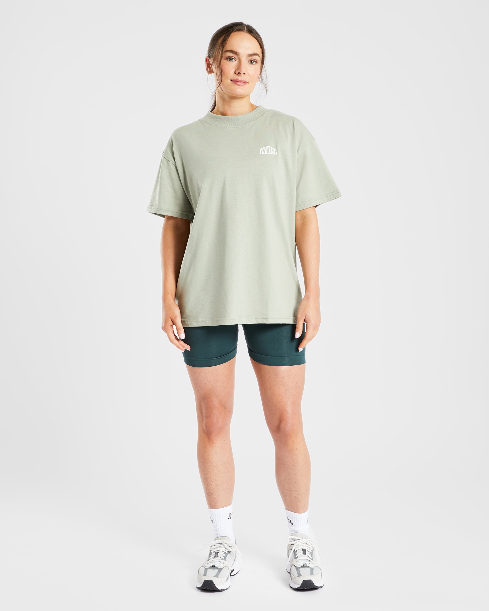 Mind Over Matter Oversized T Shirt - Groen