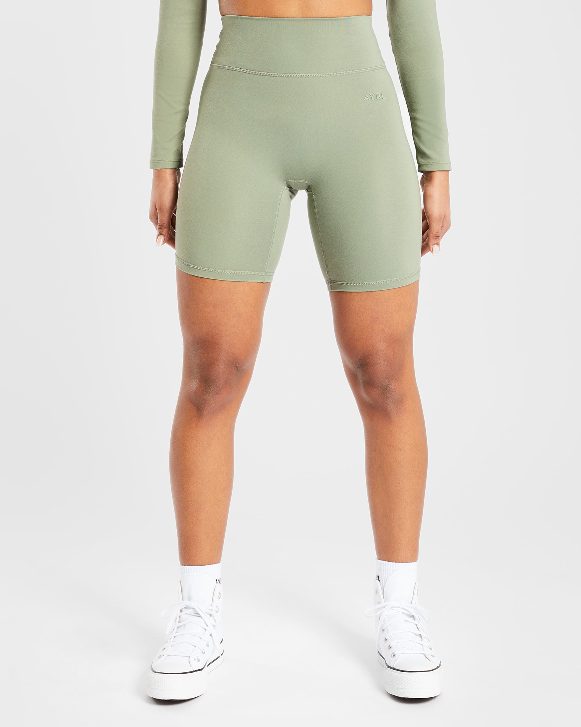 Staple Cycling Shorts - Olive Groen