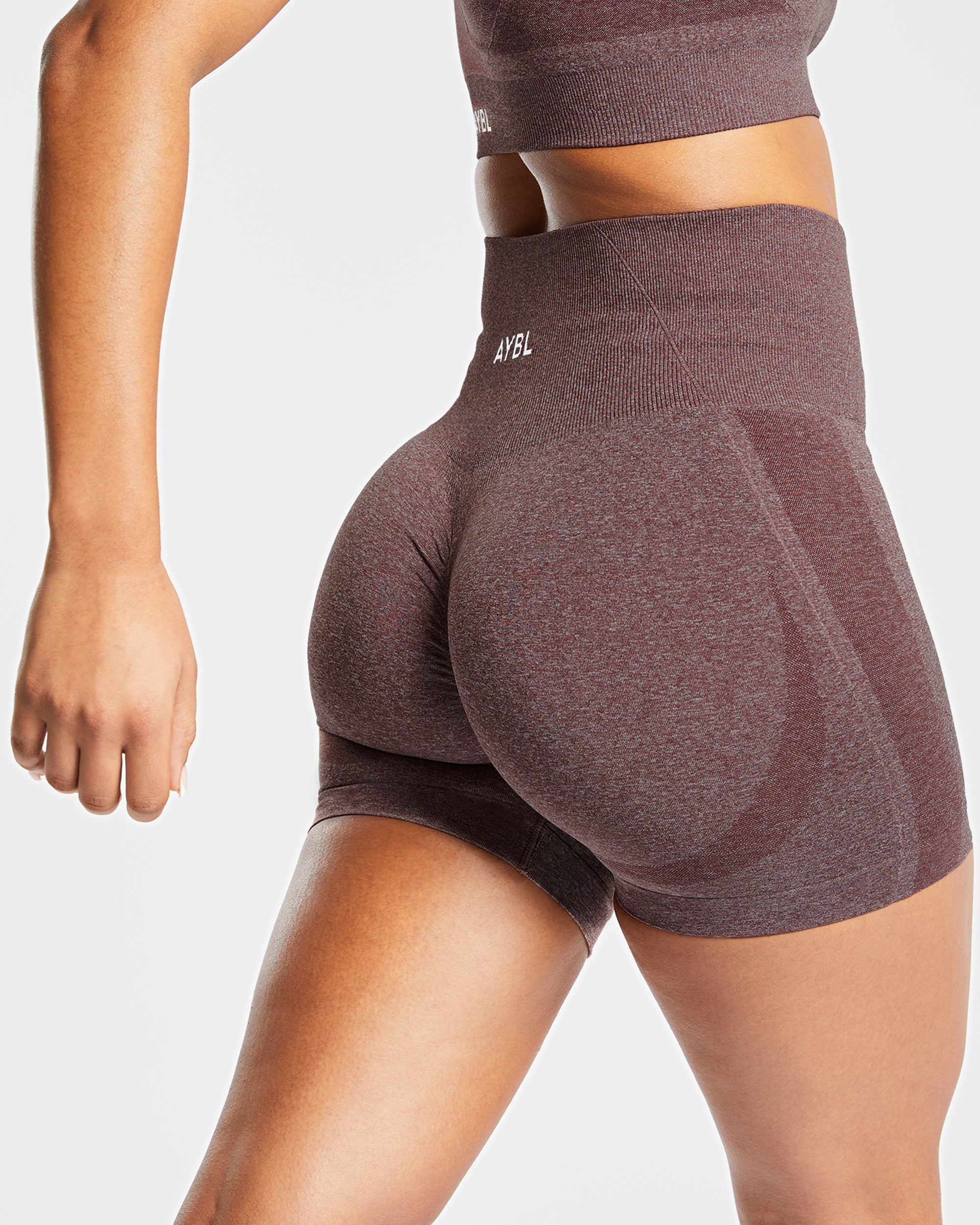 Empower Seamless Shorts - Bruin Marl