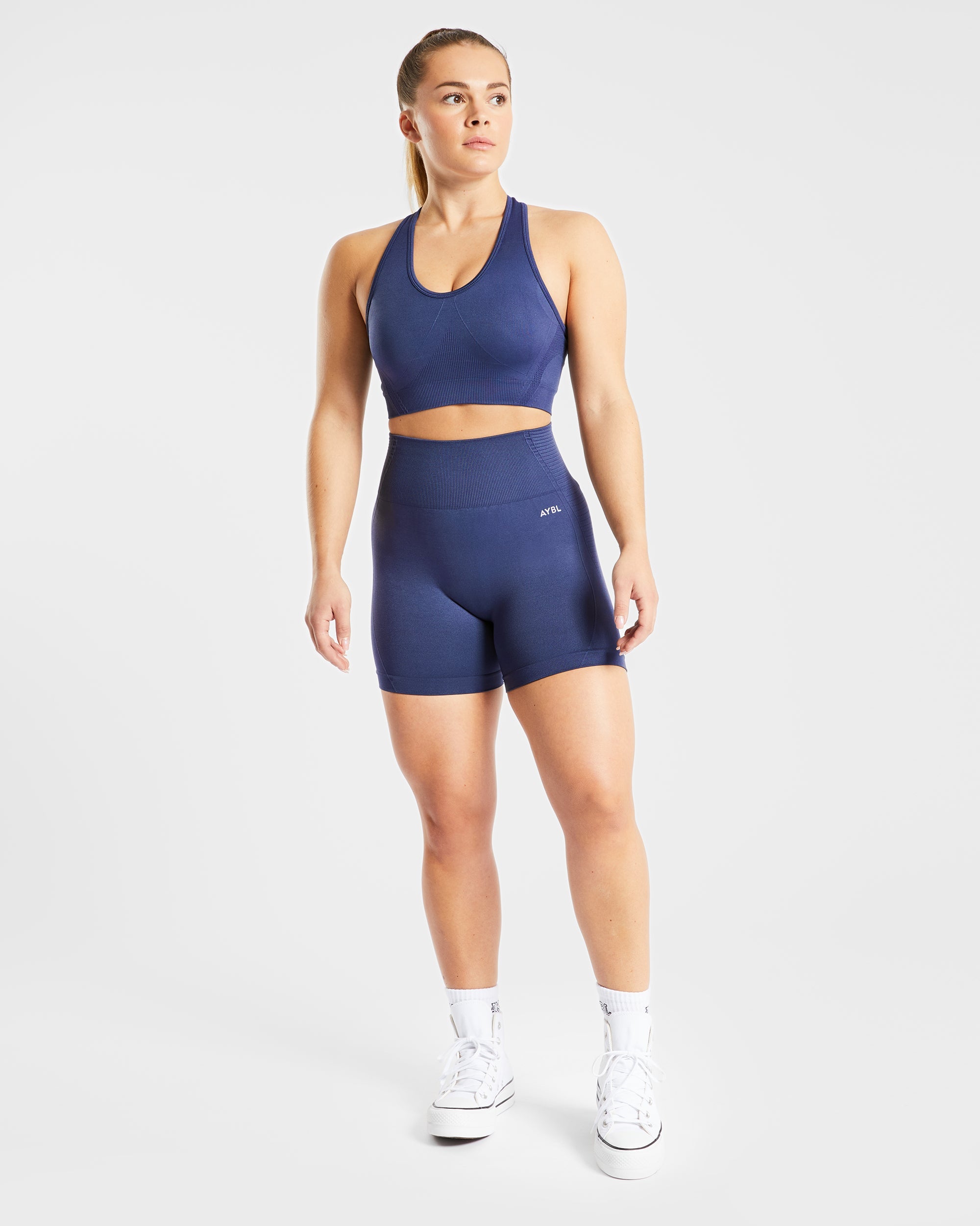 Balance V2 Seamless Shorts - Navy Blauw