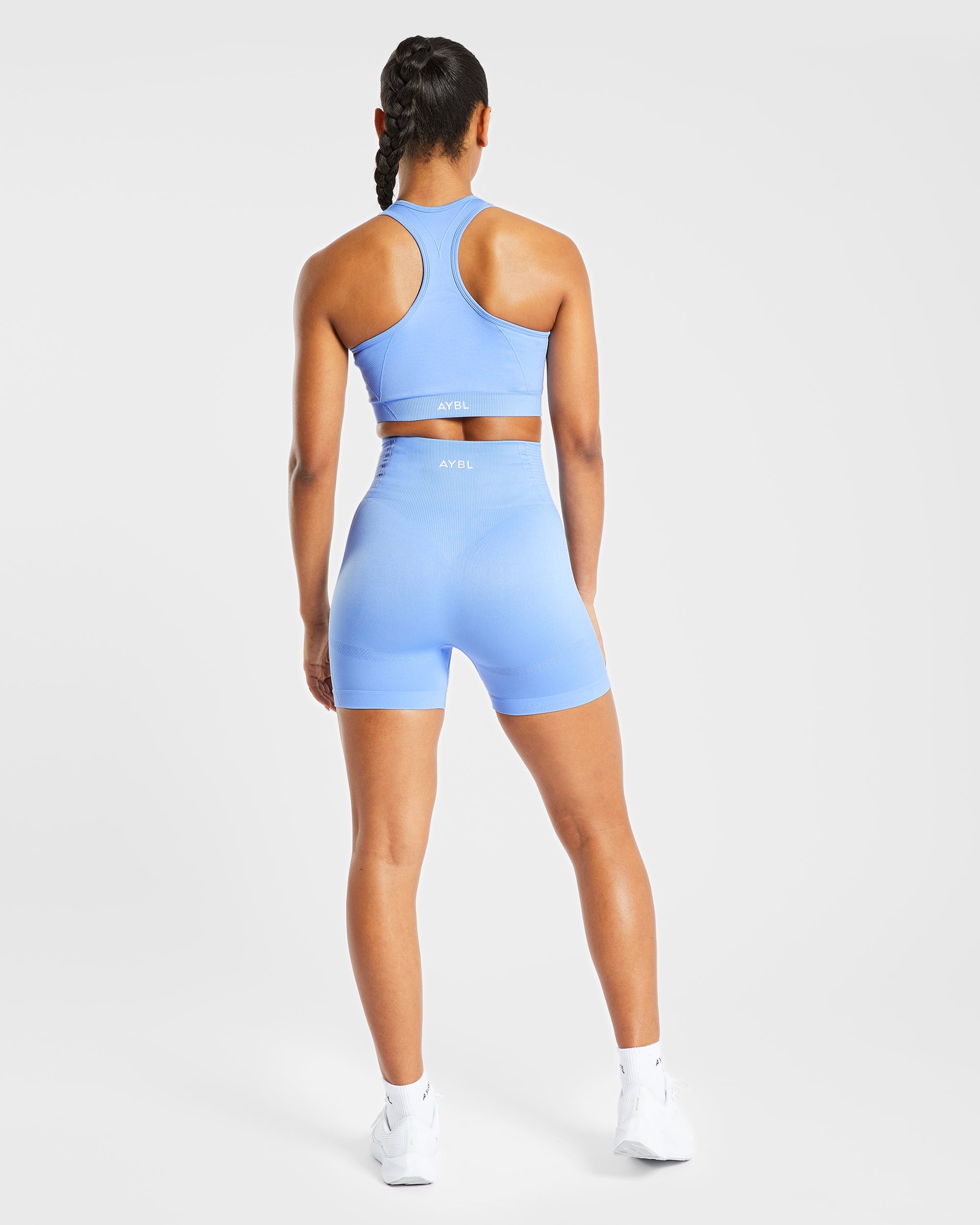 Balance V2 Seamless Shorts - Chambray Blauw