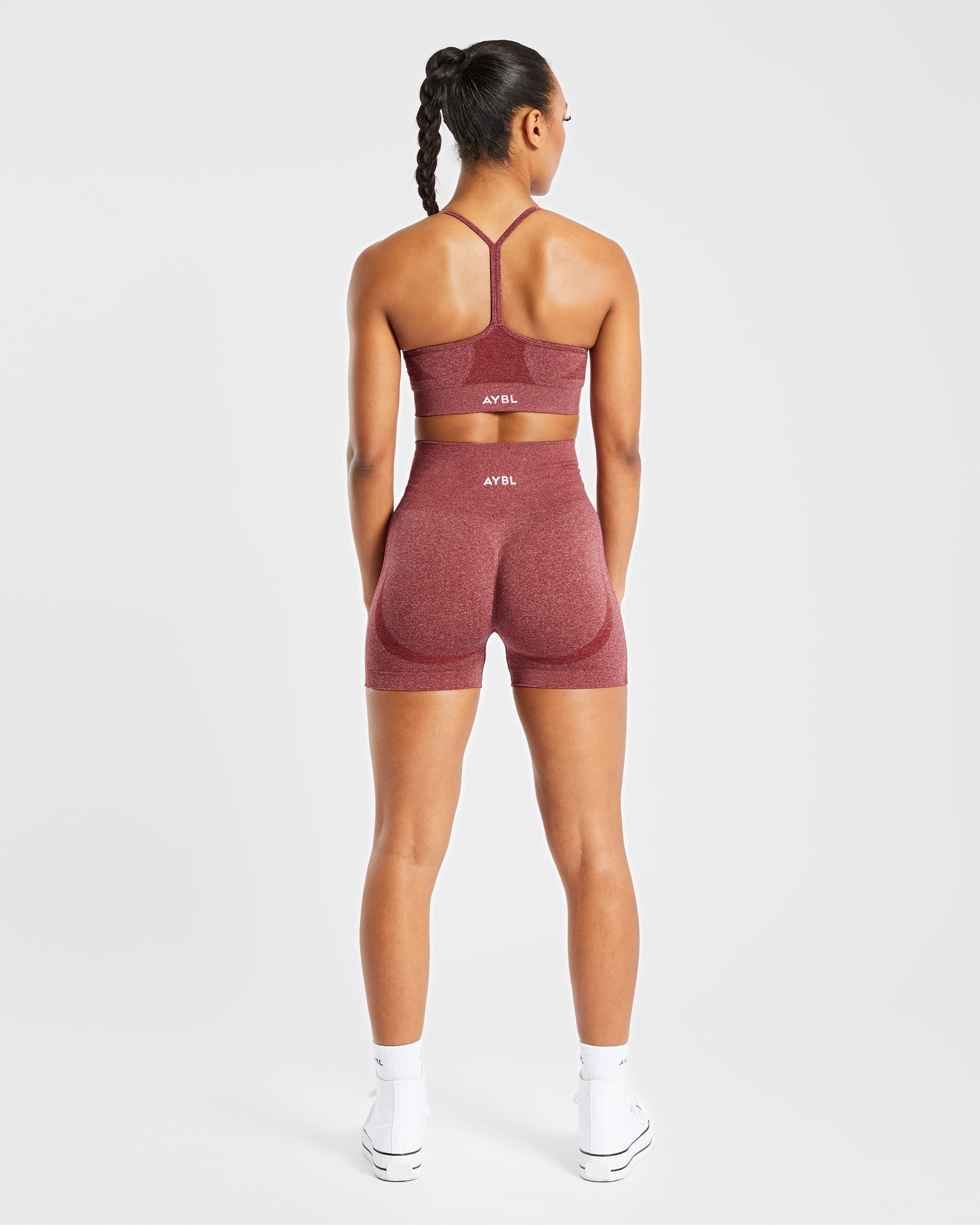 Empower Seamless Shorts - Rood Marl