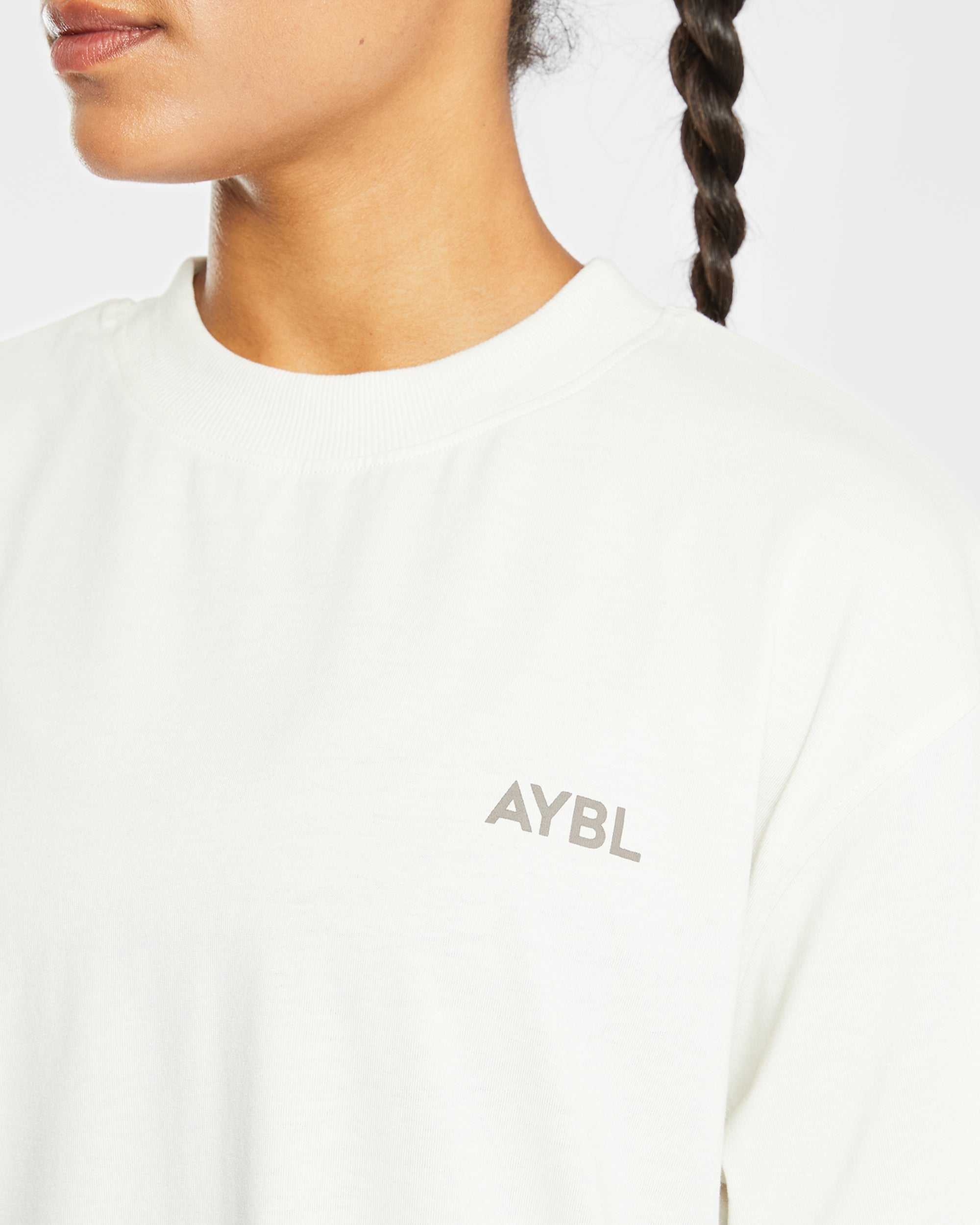 AYBL Club Oversized T Shirt - Off Wit