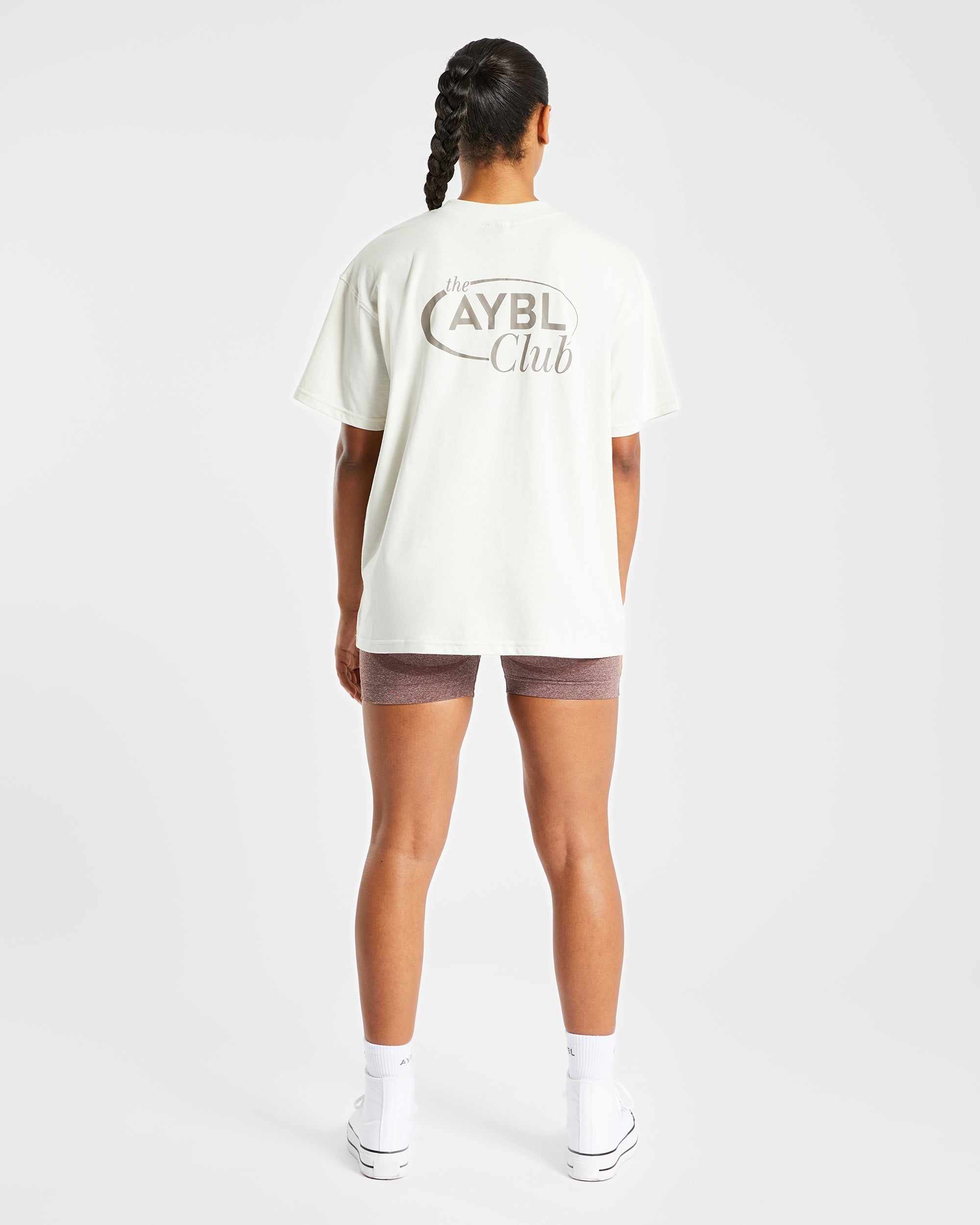 AYBL Club Oversized T Shirt - Off Wit