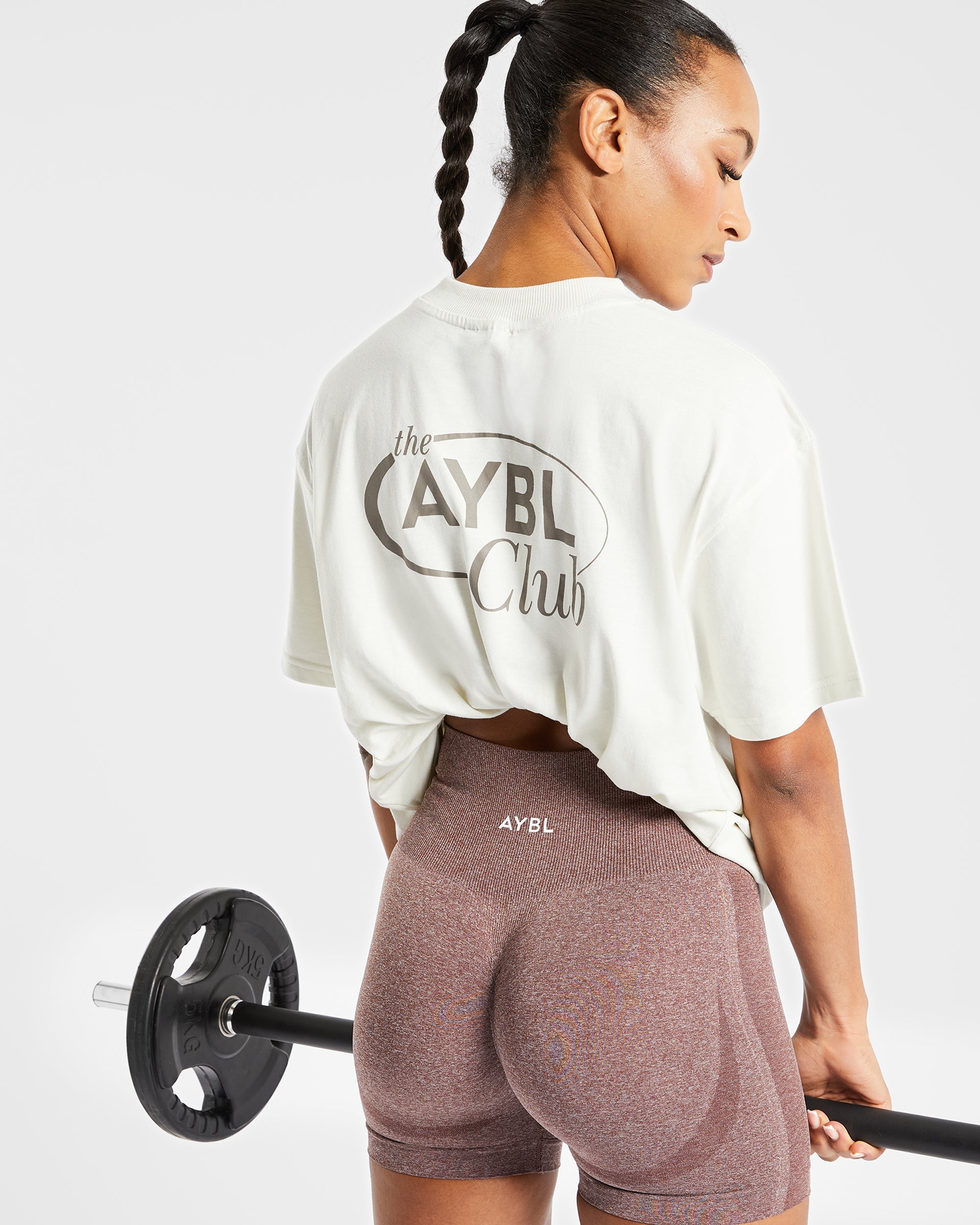 AYBL Club Oversized T Shirt - Off Wit