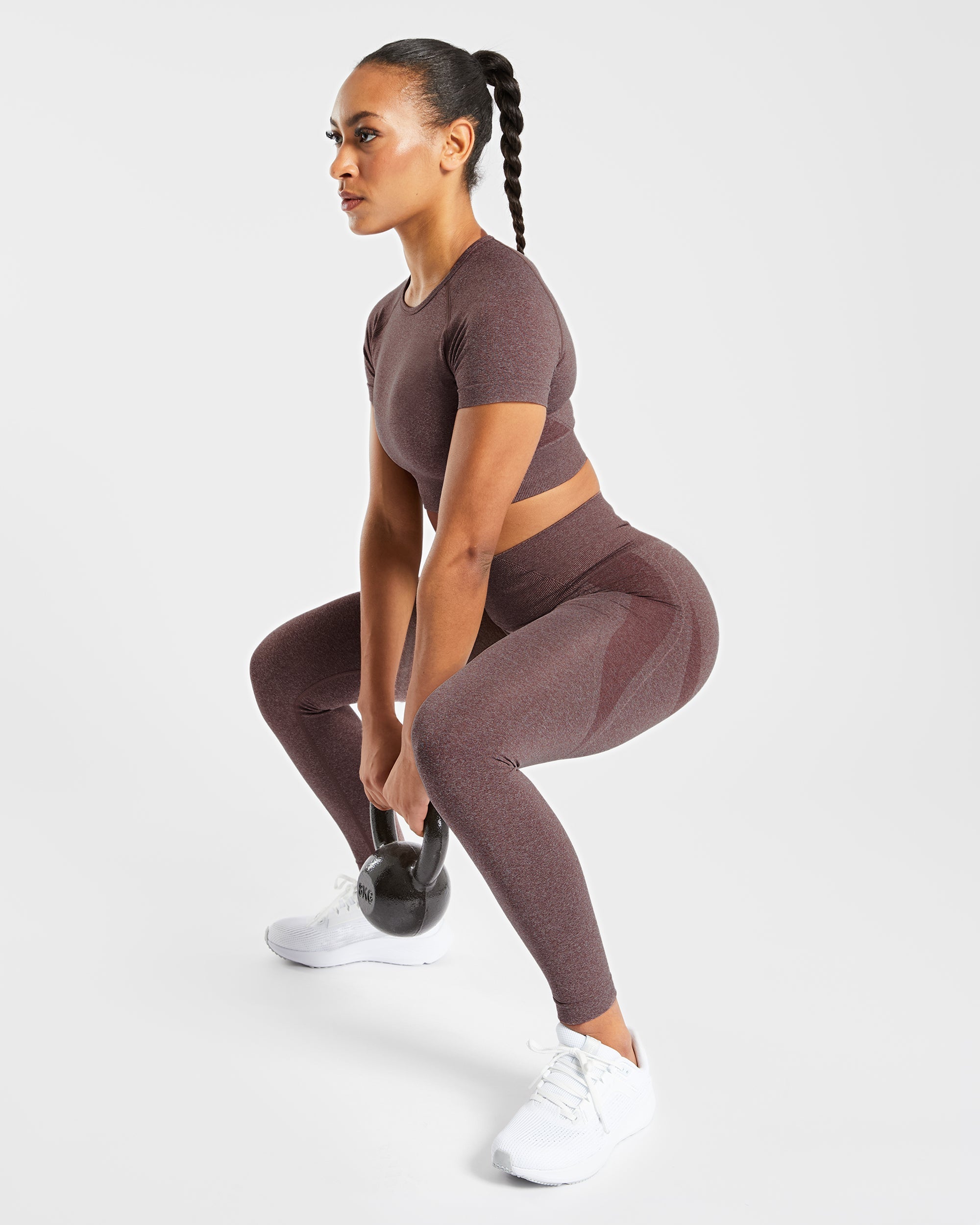 Empower Seamless Leggings - Bruin Marl