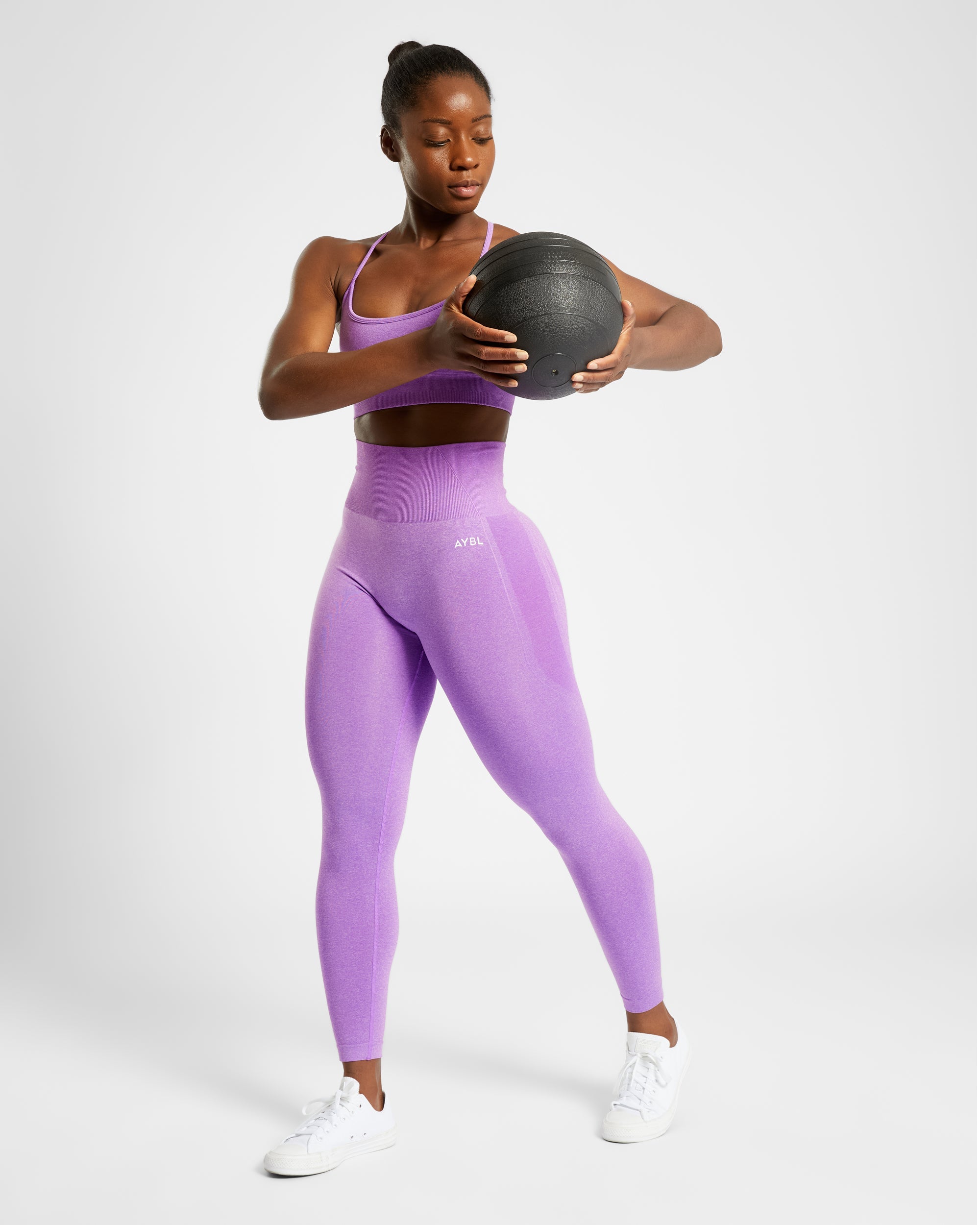 Empower Seamless Leggings - Paars Marl