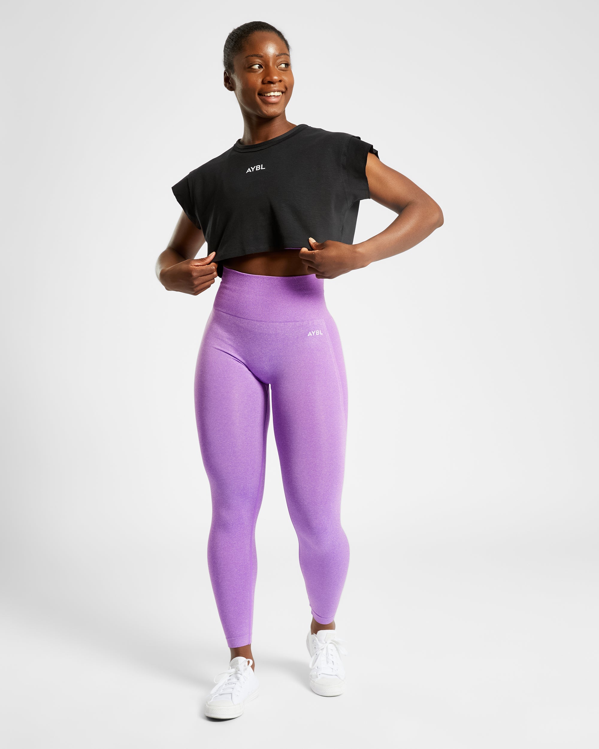 Empower Seamless Leggings - Paars Marl