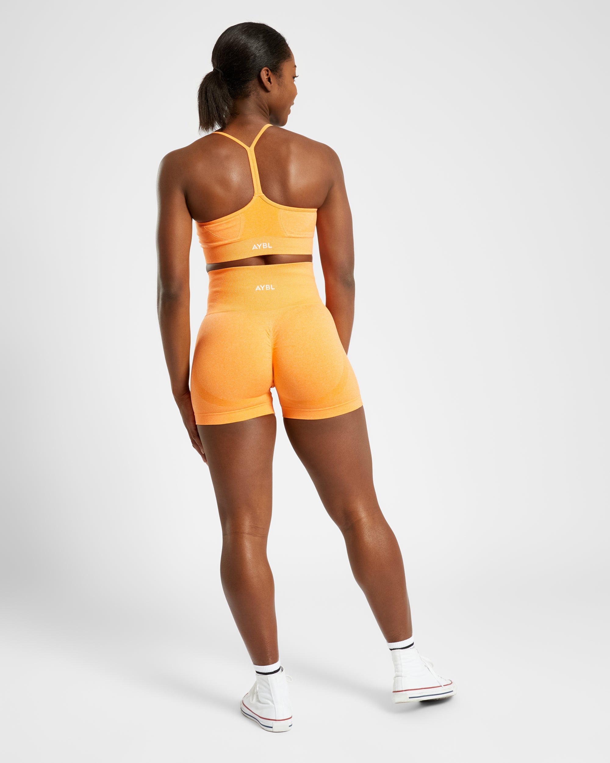 Empower Seamless Shorts - Oranje Marl