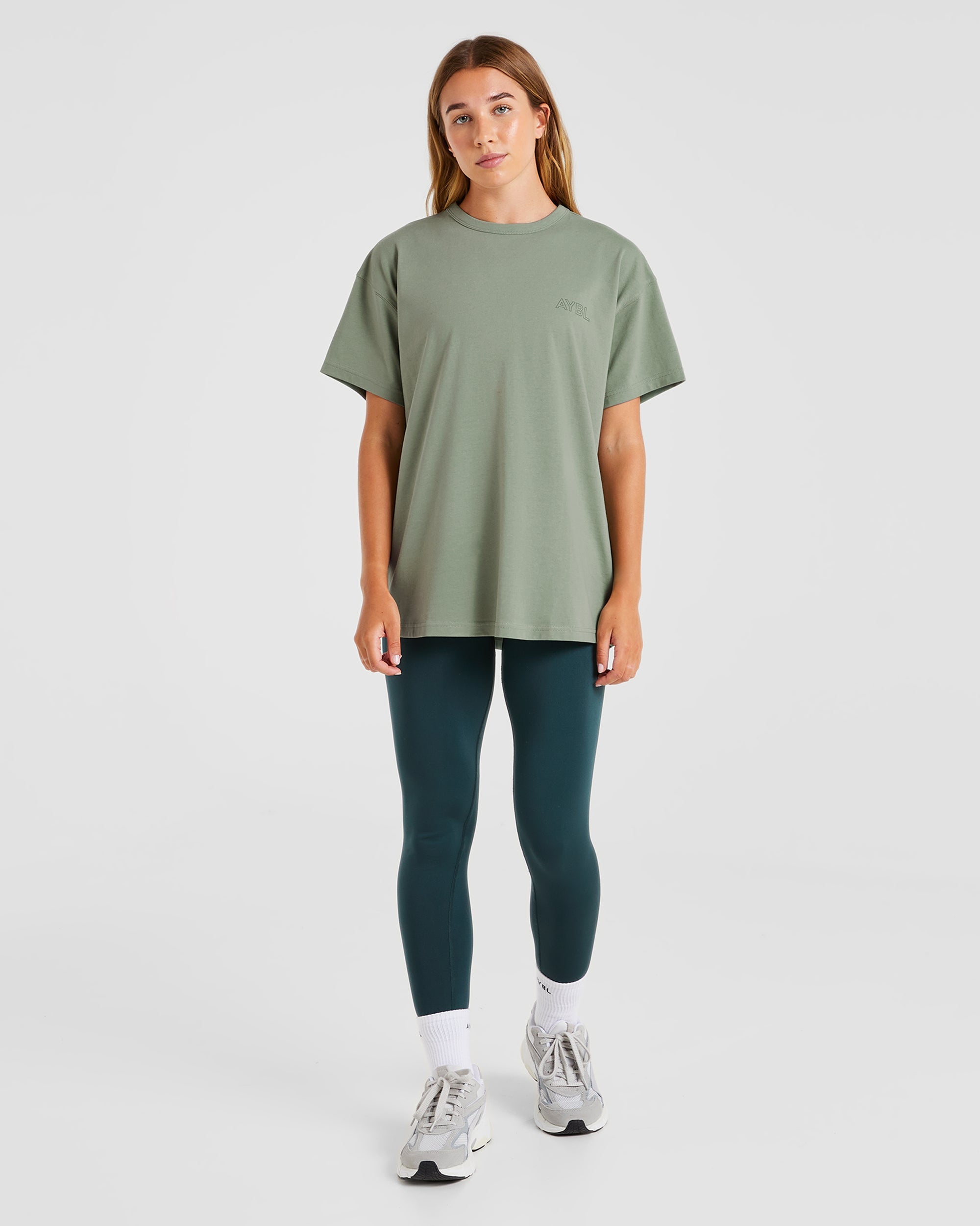 AYBL Athletics Oversized T Shirt - Groen