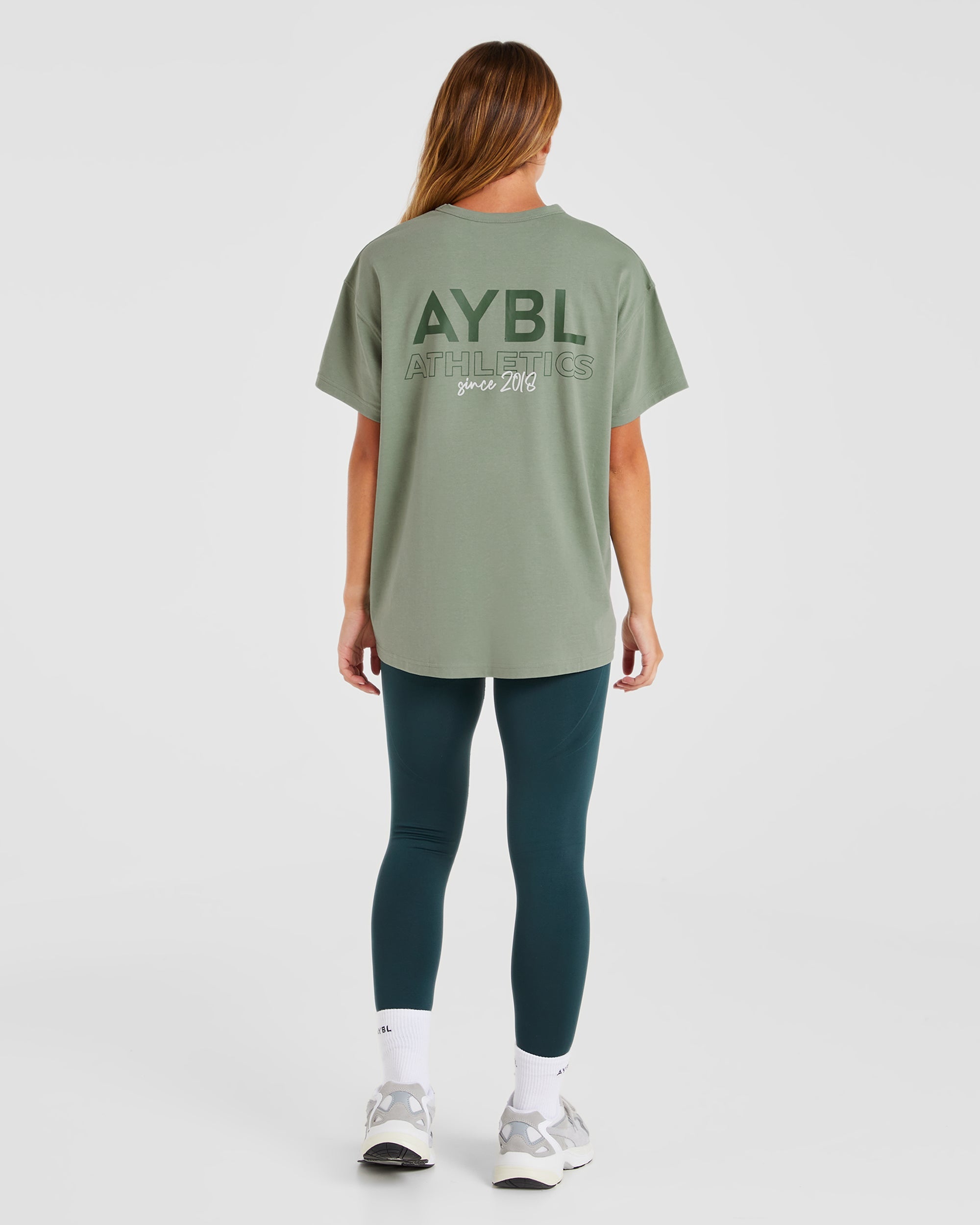AYBL Athletics Oversized T Shirt - Groen