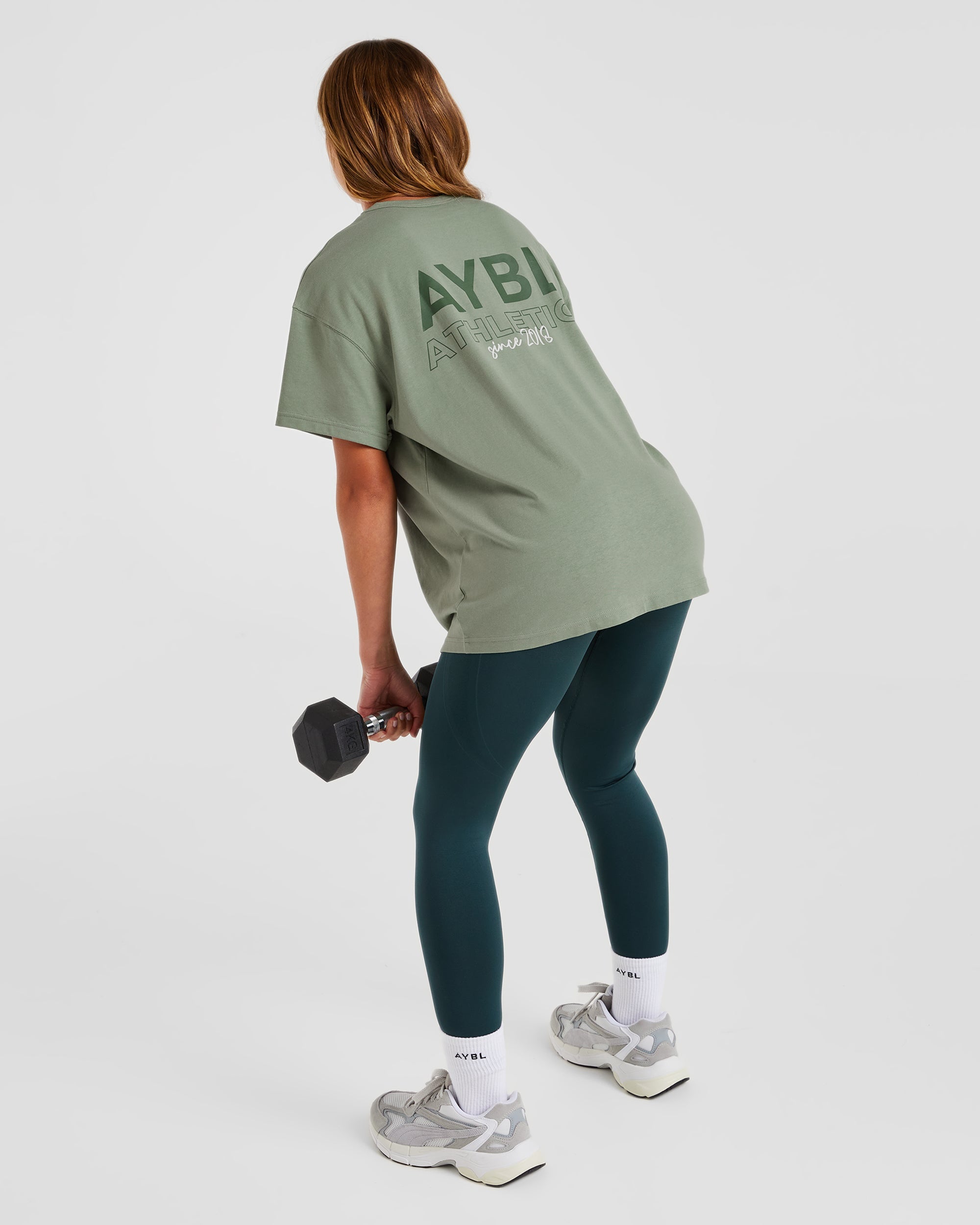 AYBL Athletics Oversized T Shirt - Groen
