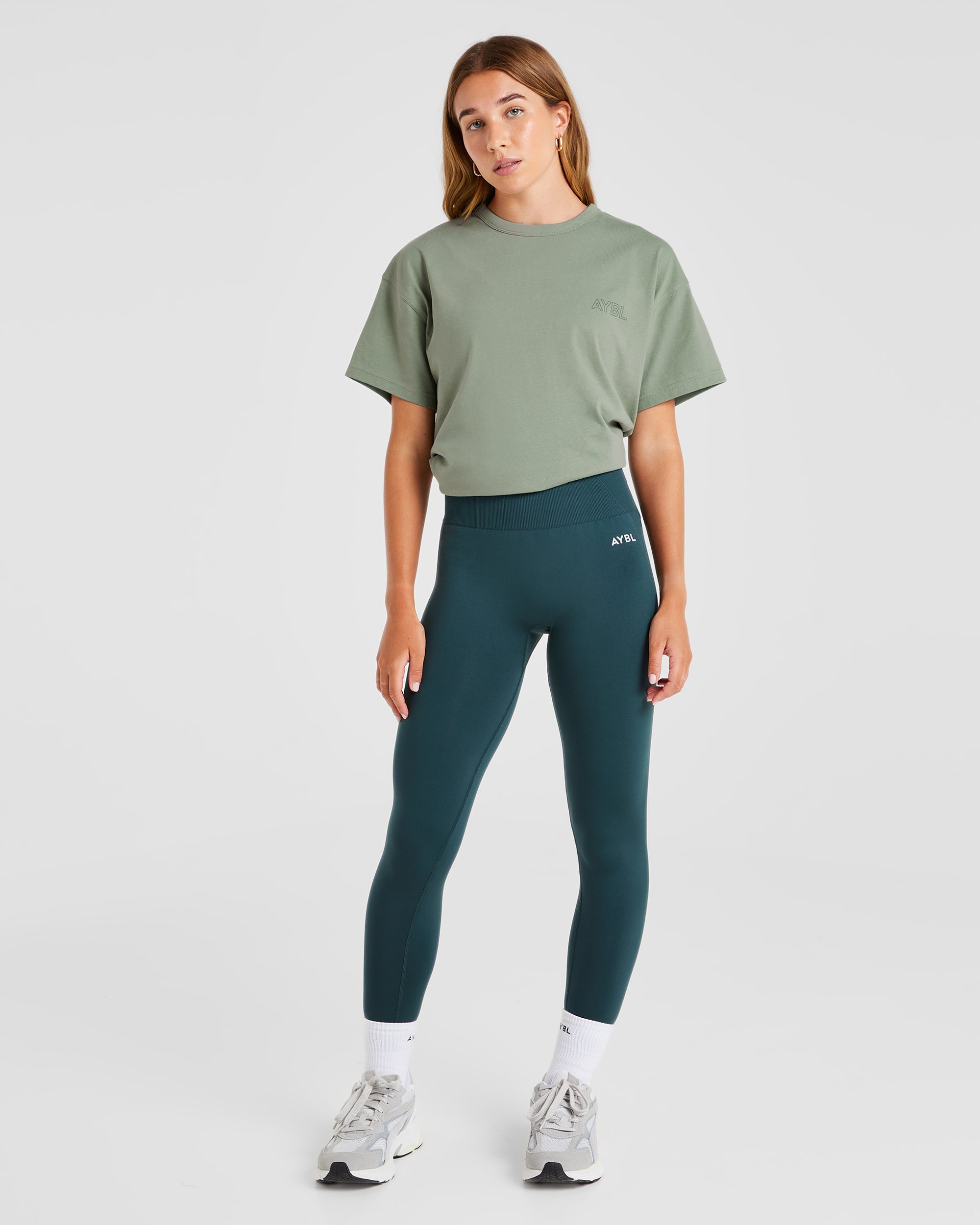 AYBL Athletics Oversized T Shirt - Groen