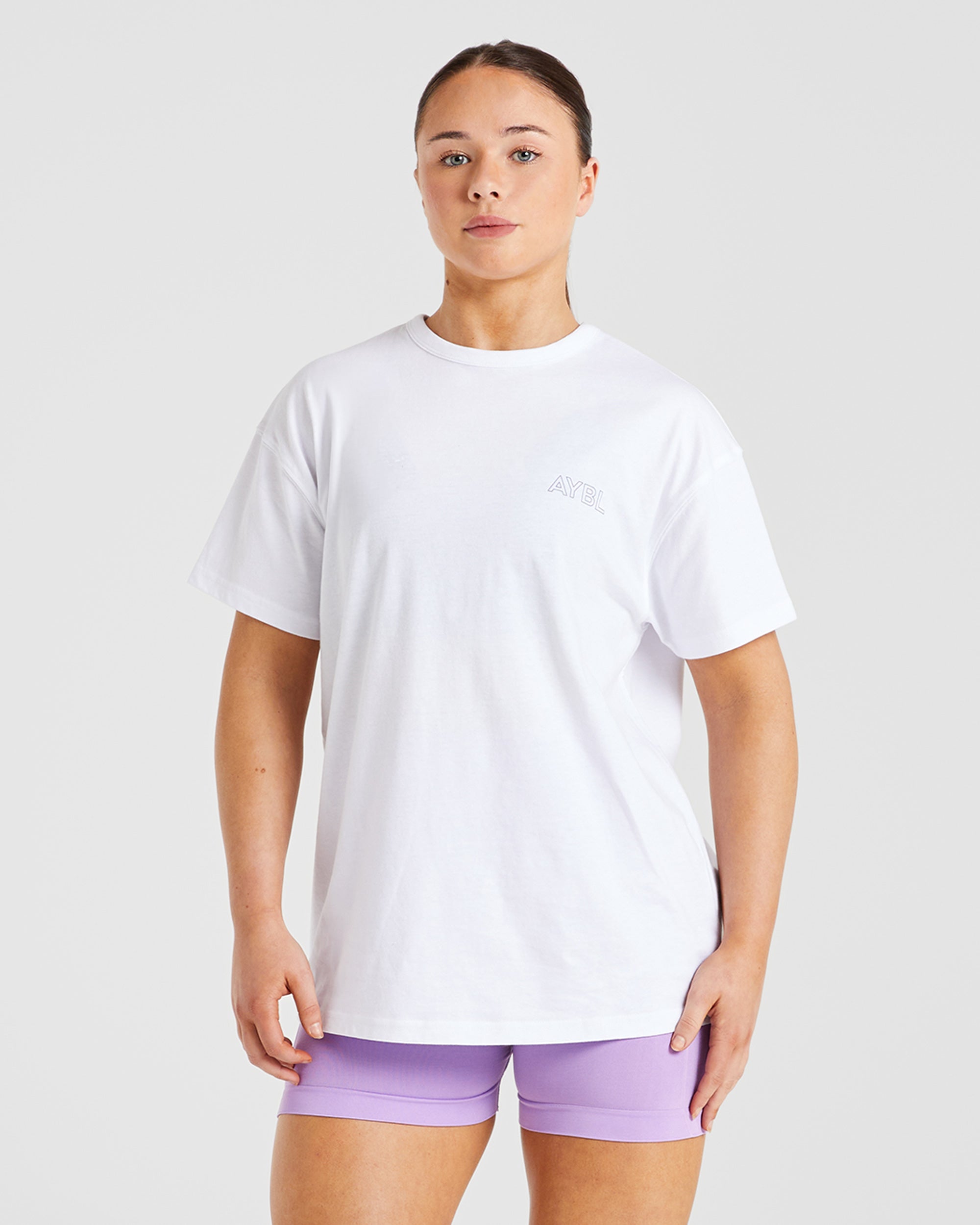 AYBL Athletics Oversized T Shirt - Wit