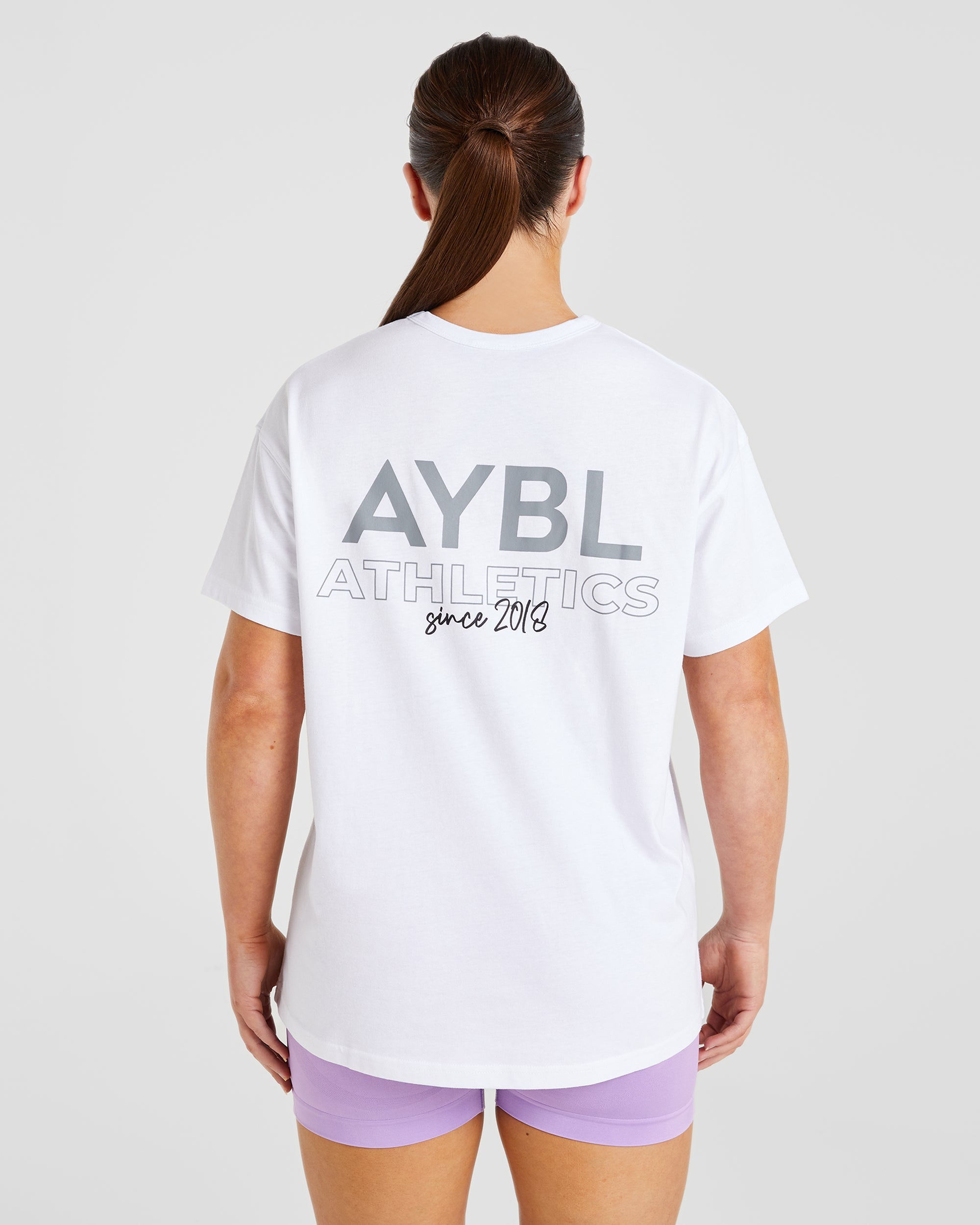 AYBL Athletics Oversized T Shirt - Wit
