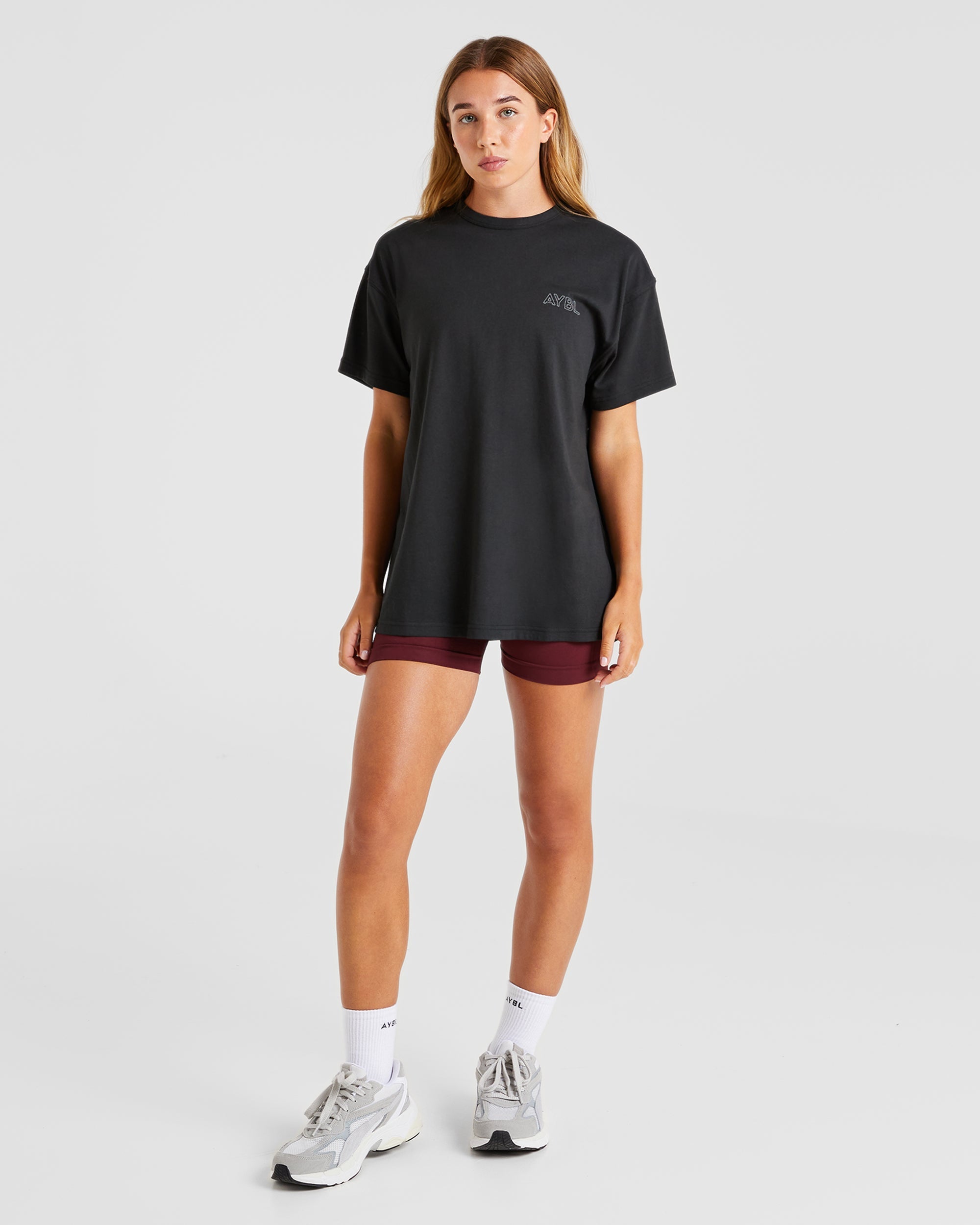 AYBL Athletics Oversized T Shirt - Zwart